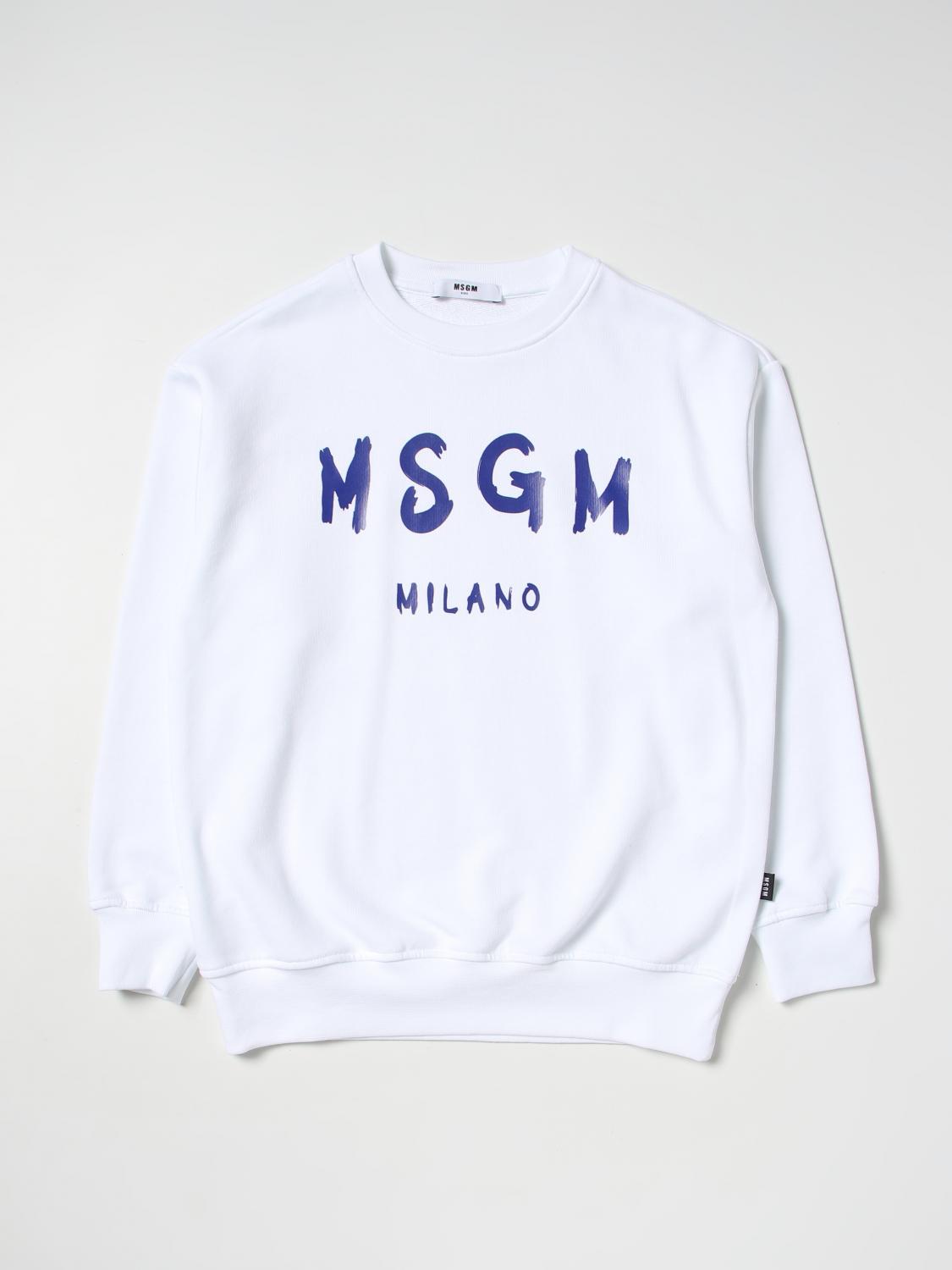 MSGM KIDS SWEATER: Sweater kids MSGM Kids, White - Img 1