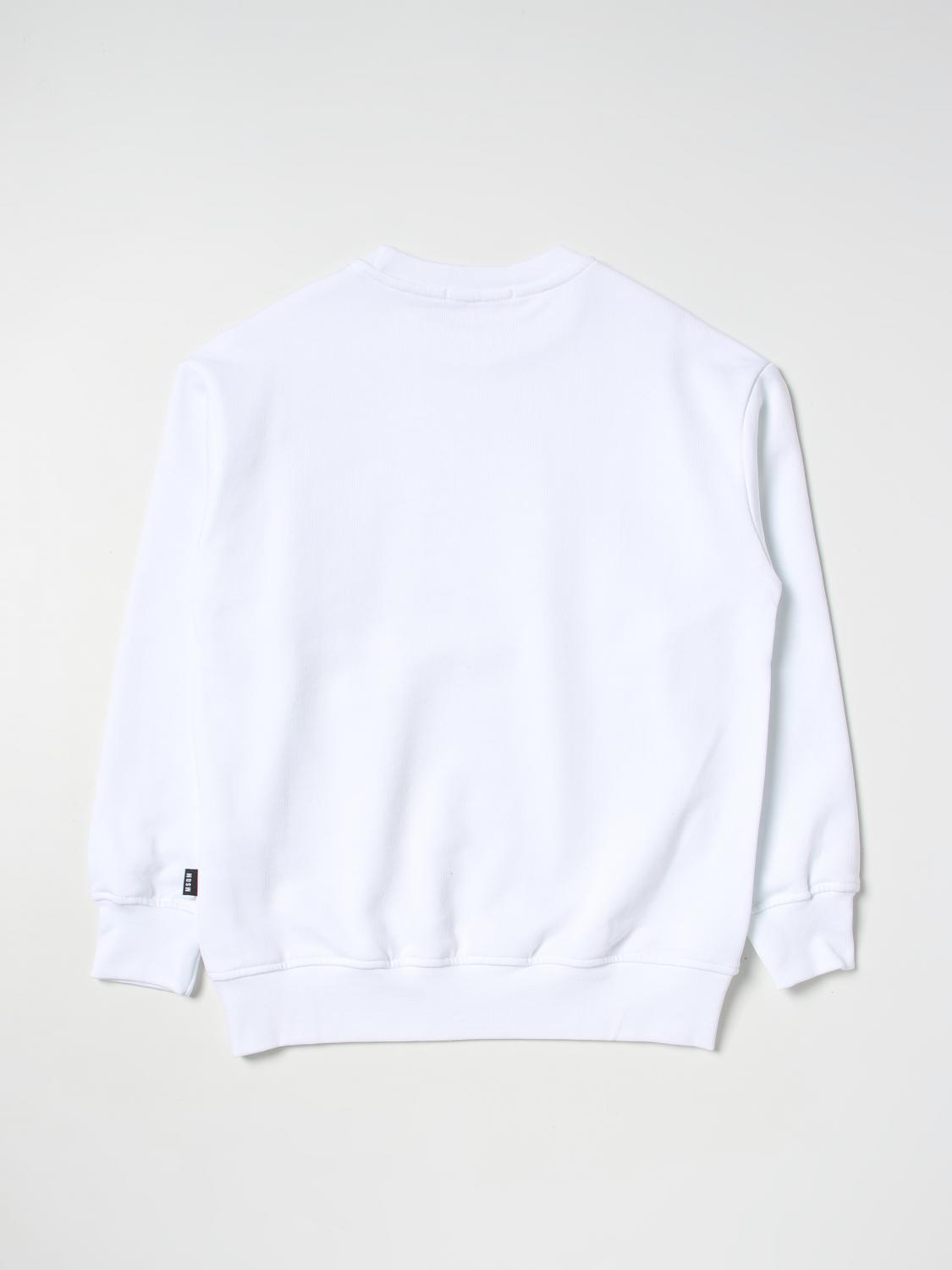 MSGM KIDS SWEATER: Sweater kids MSGM Kids, White - Img 2