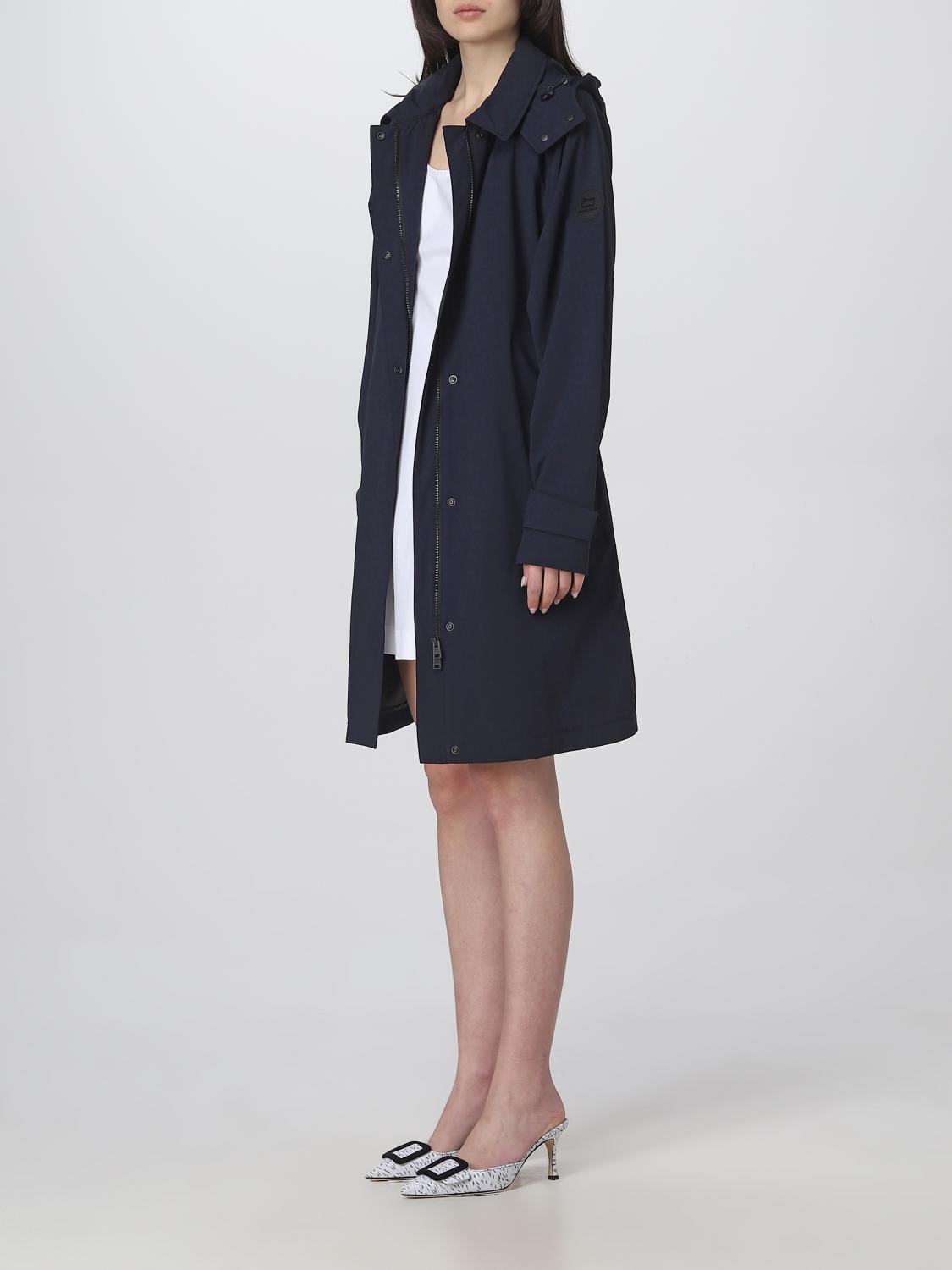 WOOLRICH ABRIGO: Abrigo mujer Woolrich, Azul Oscuro - Img 4