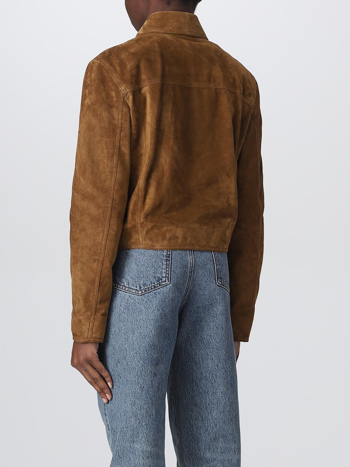 Saint Laurent suede jacket - Black | 725183YC2AY | GIGLIO.COM
