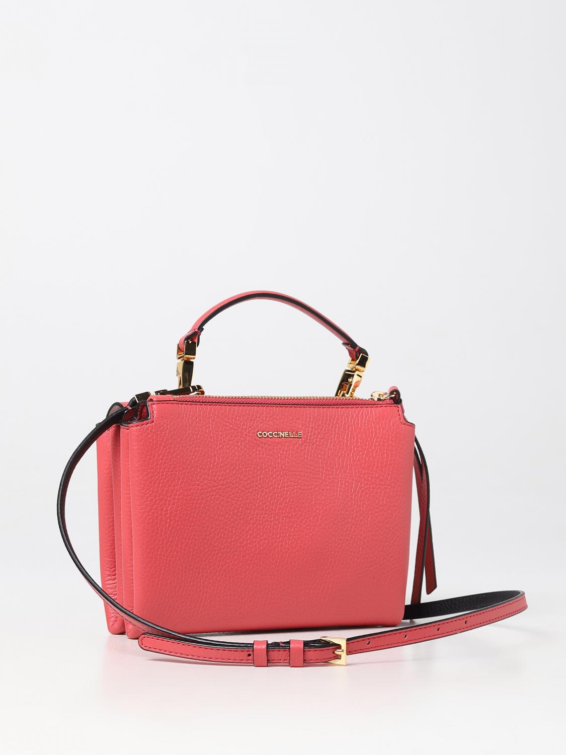 COCCINELLE MINITASCHE: Arlettis Coccinelle Tasche aus genarbtem Leder, Rot - Img 2