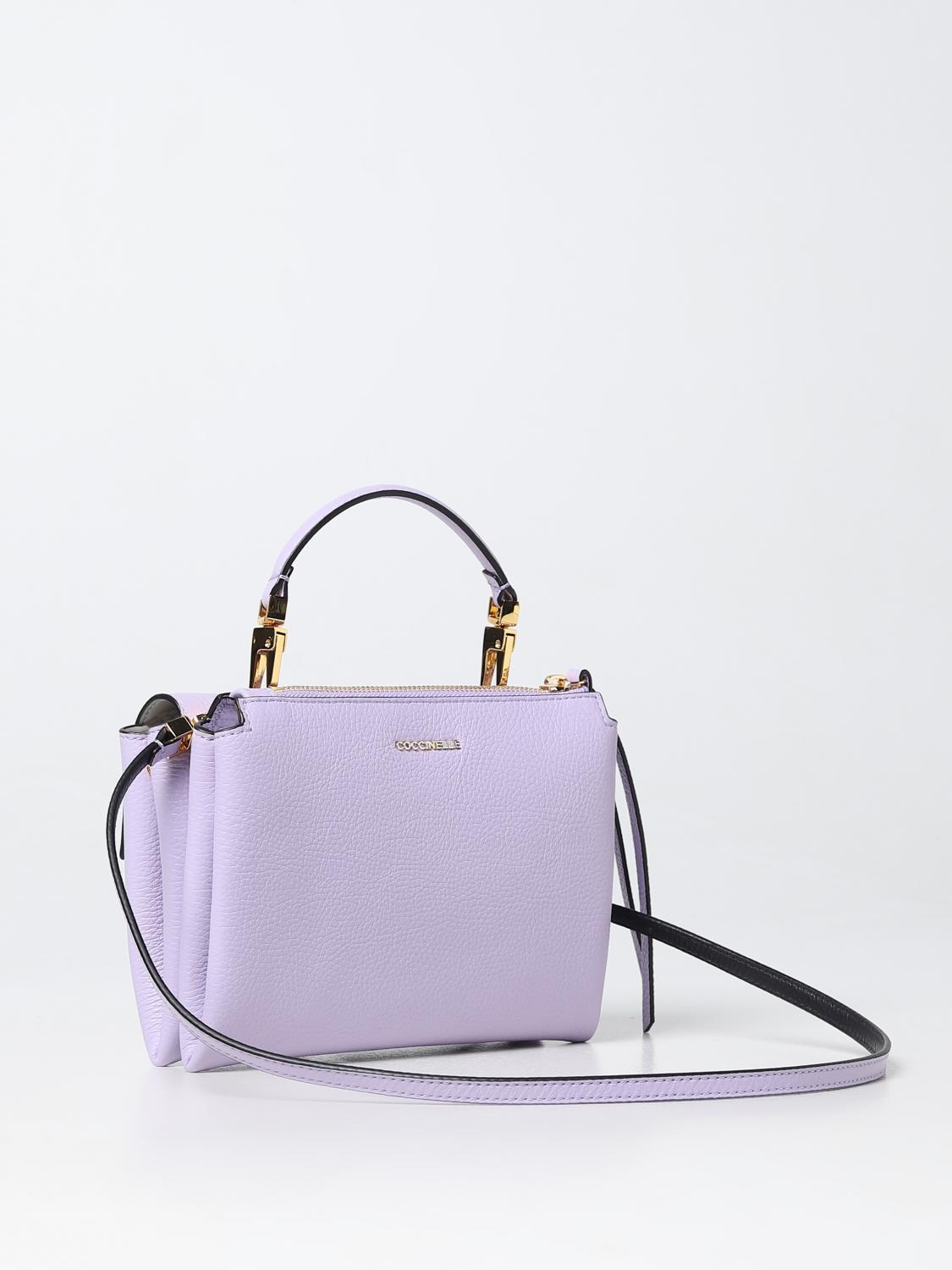 COCCINELLE BORSA MINI: Borsa Arlettis Coccinelle in pelle a grana, Lavanda - Img 2