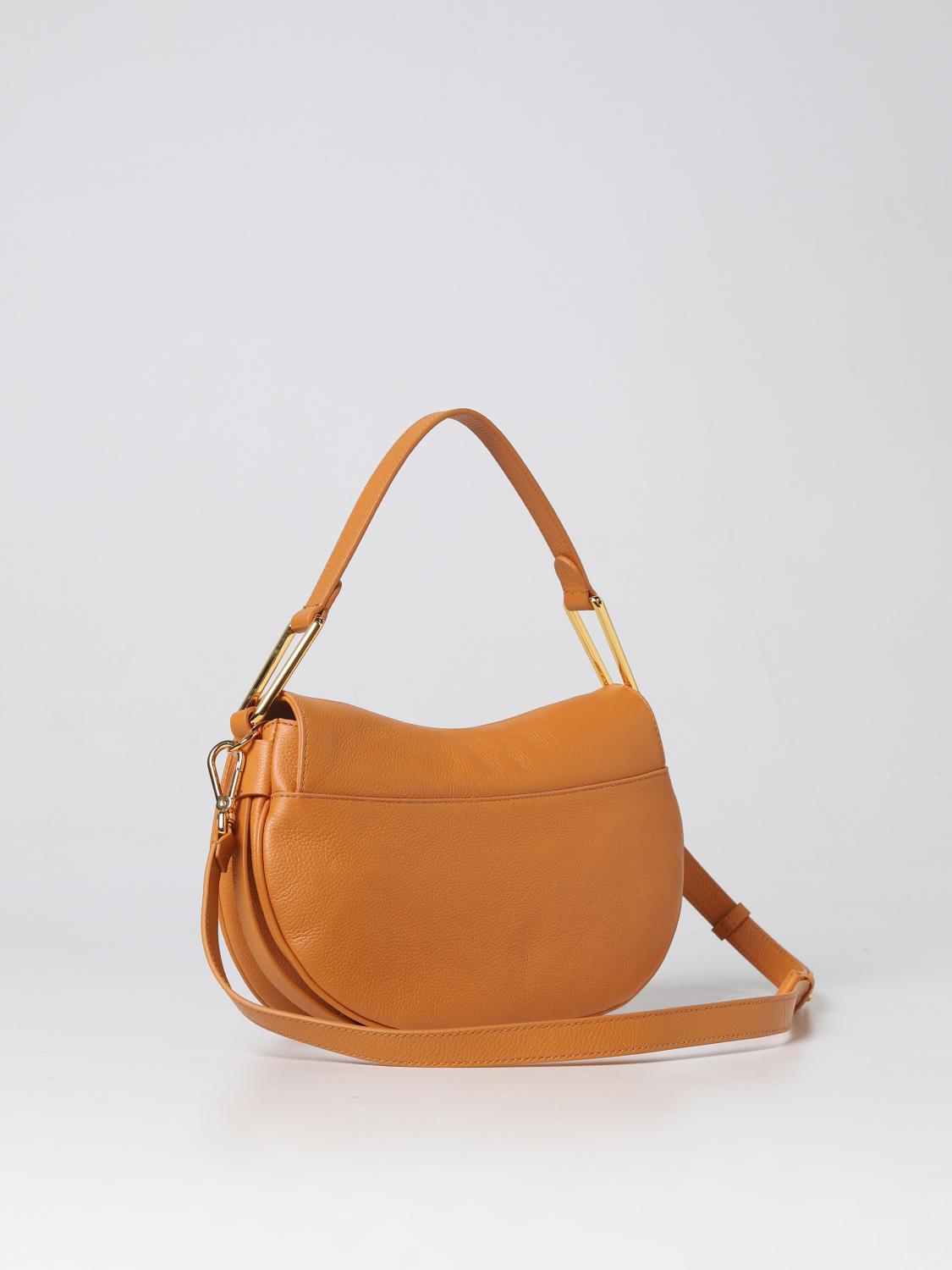 COCCINELLE BORSA A SPALLA: Borsa Magie Coccinelle in pelle a grana, Arancione - Img 2