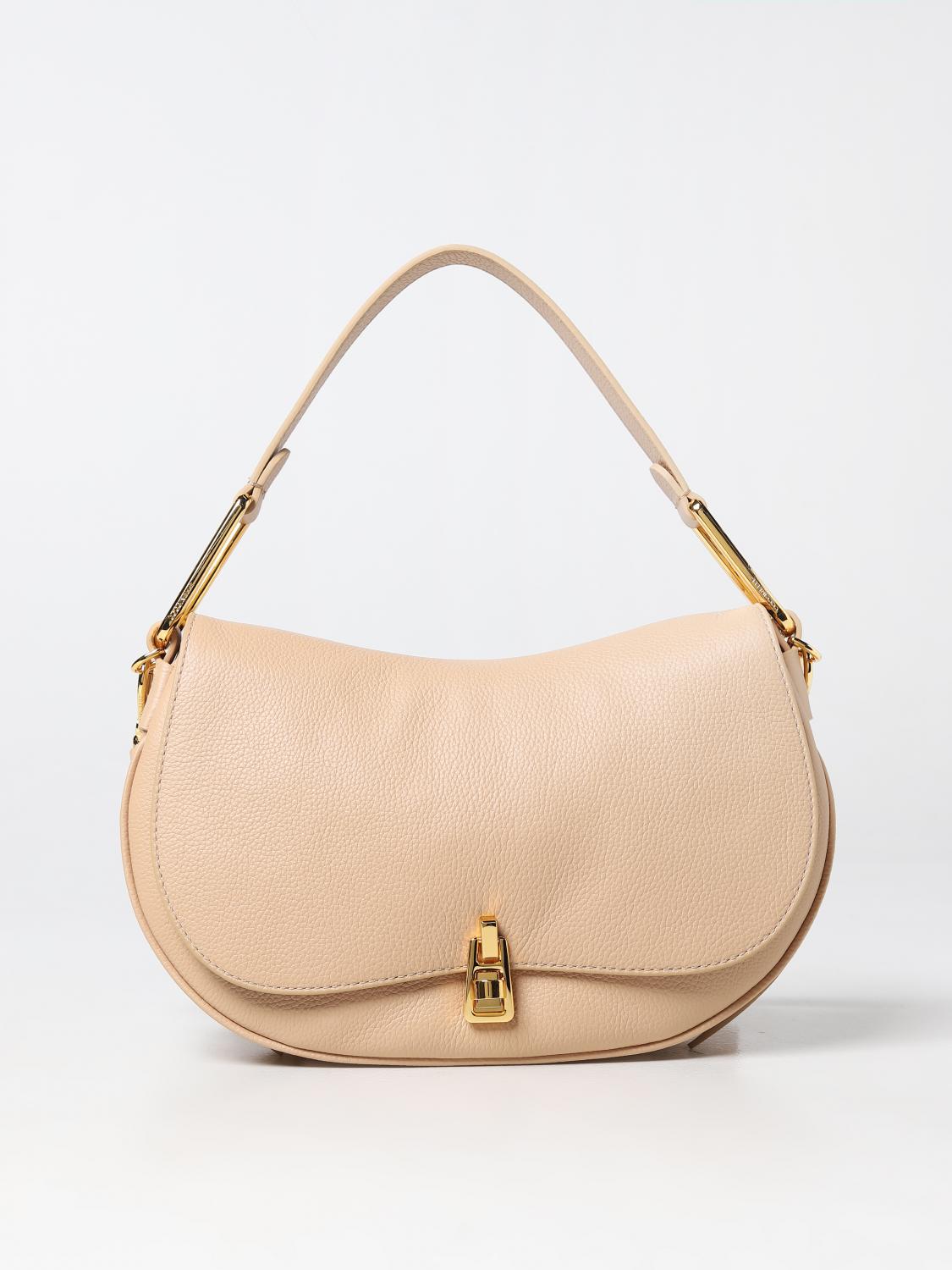 COCCINELLE SCHULTERTASCHE: Schultertasche damen Coccinelle, Camel - Img 1