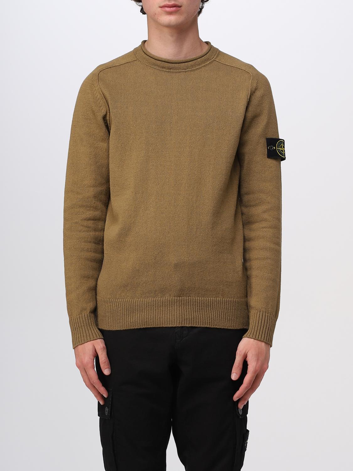 STONE ISLAND SWEATER: Sweater men Stone Island, Brown - Img 1