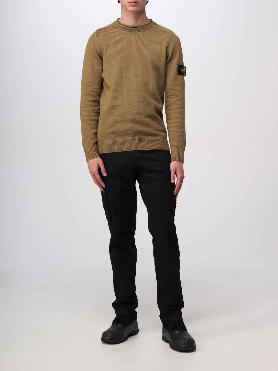 STONE ISLAND SWEATER: Sweater men Stone Island, Brown - Img 2