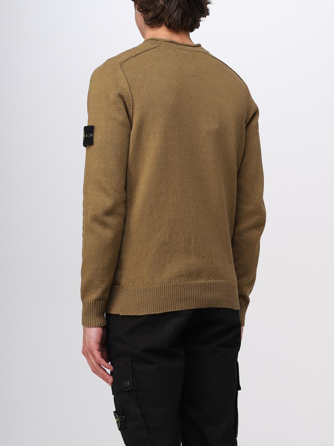 STONE ISLAND SWEATER: Sweater men Stone Island, Brown - Img 3