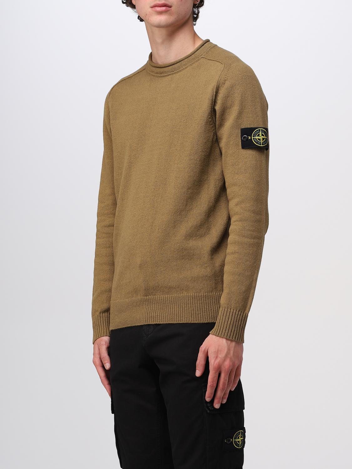 STONE ISLAND SWEATER: Sweater men Stone Island, Brown - Img 4
