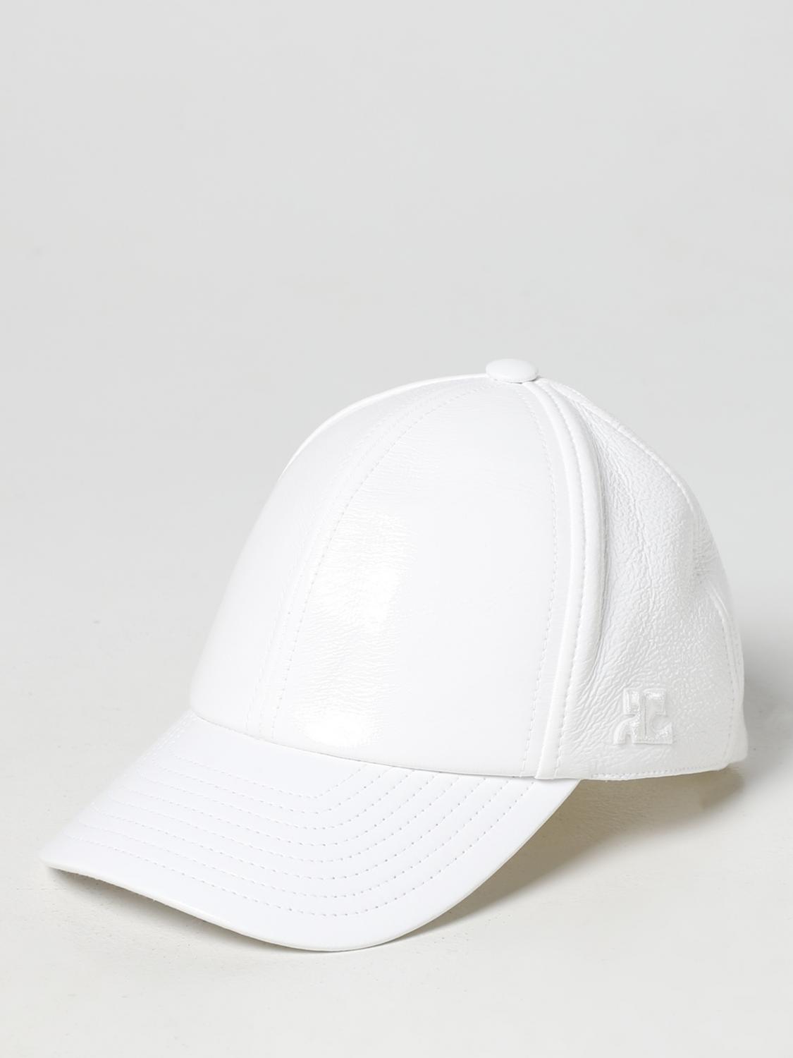 COURRÈGES SOMBRERO: Sombrero mujer CourrÈges, Blanco - Img 1