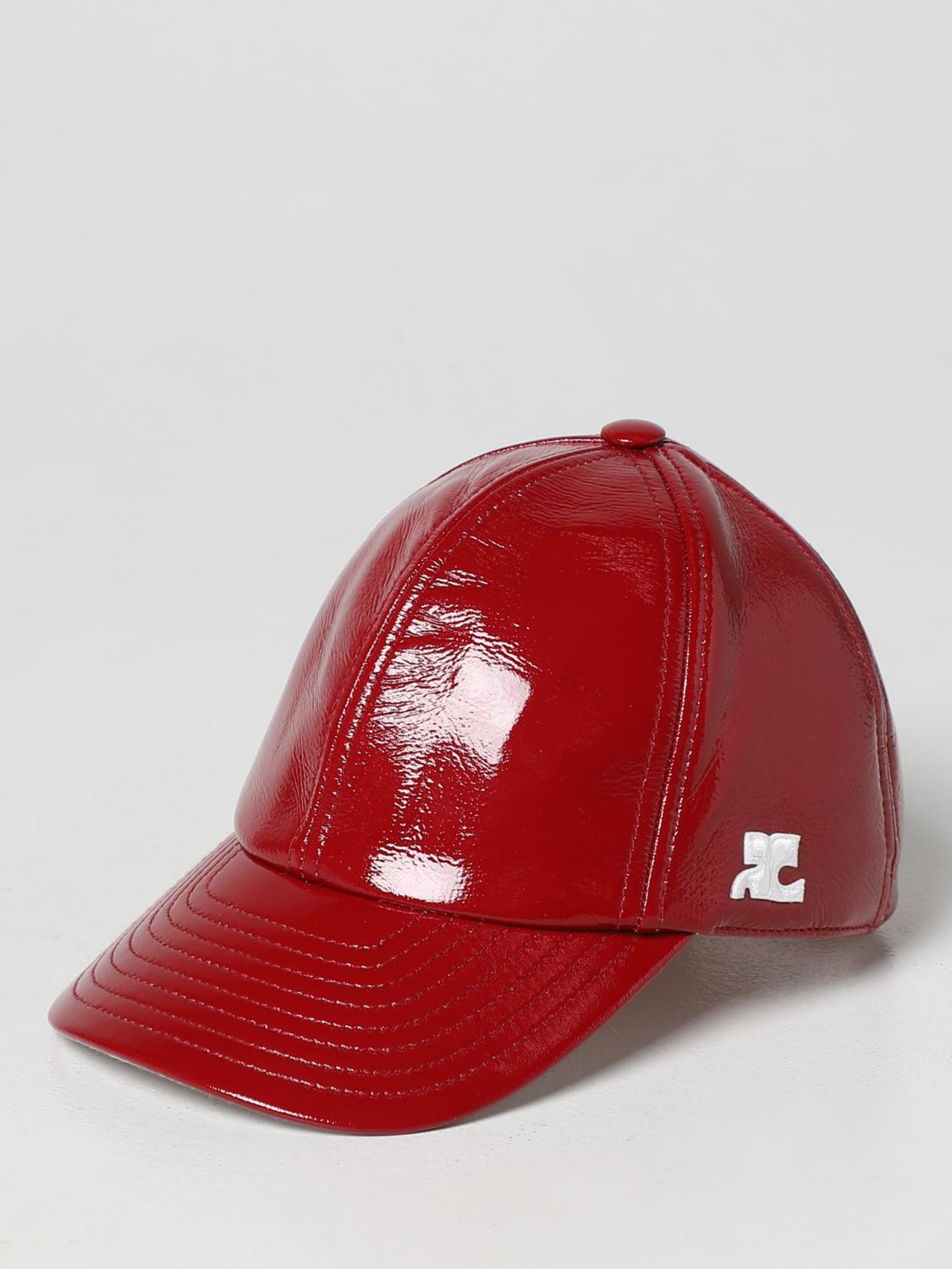 COURRÈGES SOMBRERO: Sombrero mujer CourrÈges, Rojo - Img 1