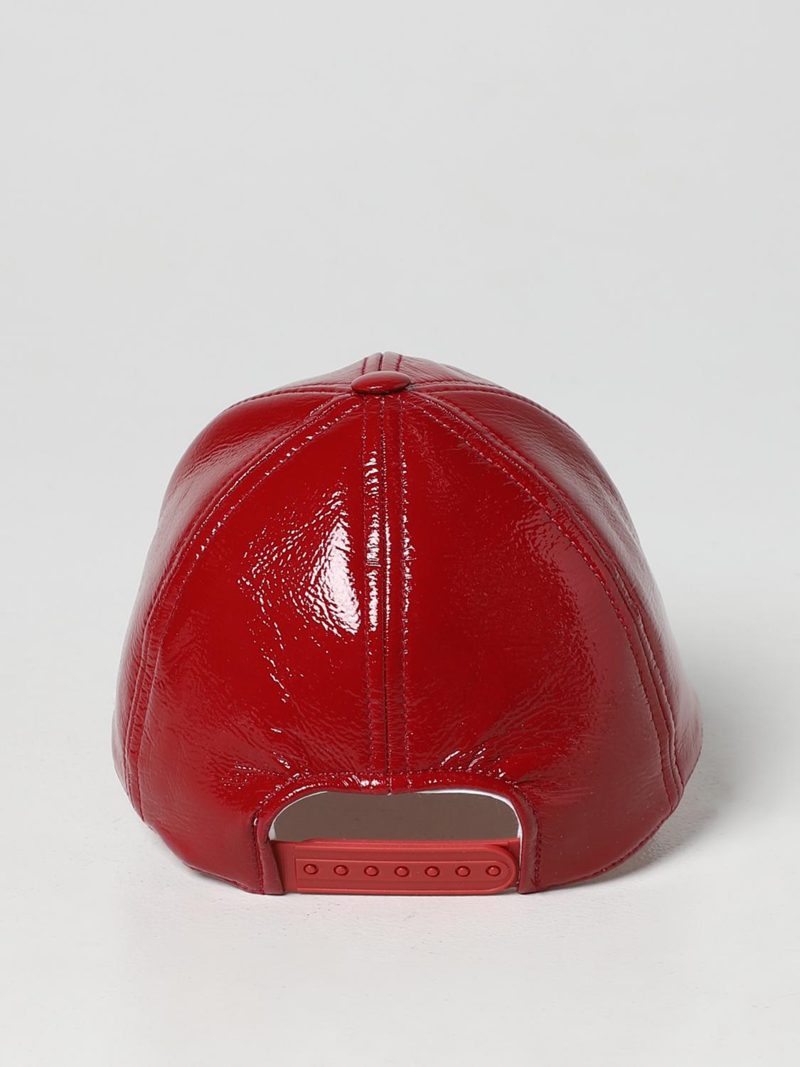 COURRÈGES SOMBRERO: Sombrero mujer CourrÈges, Rojo - Img 3