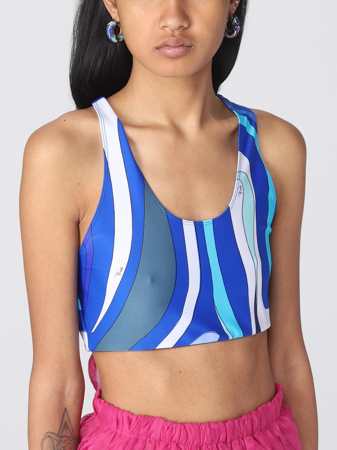 PUCCI TOP: Top e bluse donna Pucci, Blue - Img 4