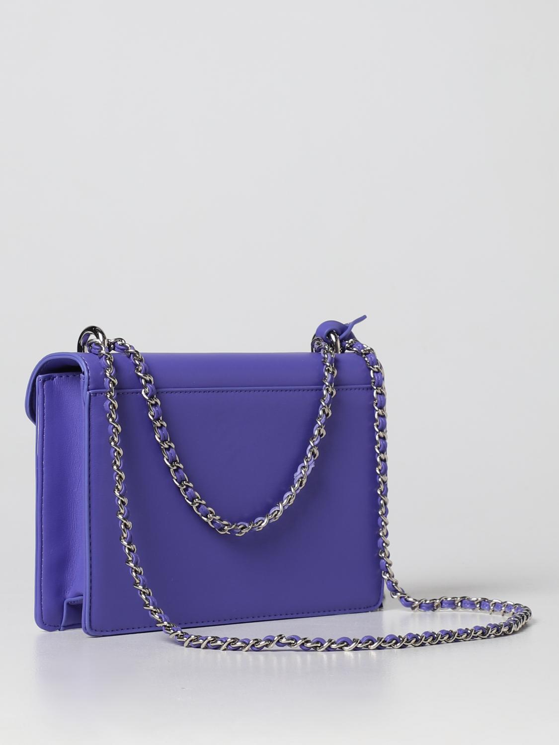 GAËLLE PARIS BORSA A SPALLA: Borsa Gaëlle Paris in pelle sintetica, Viola - Img 2