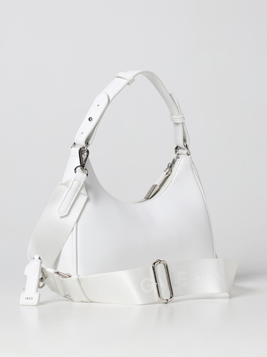 GAËLLE PARIS BORSA A SPALLA: Borsa Gaëlle Paris in pelle sintetica, Bianco - Img 2