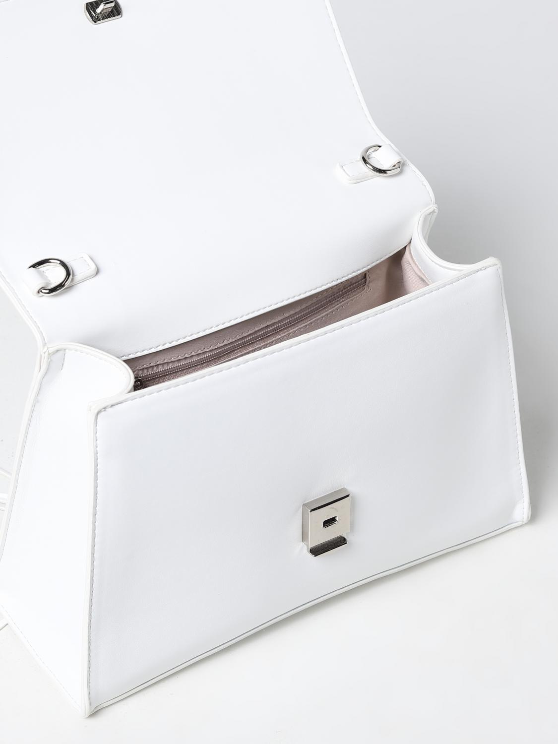 GAËLLE PARIS BORSA A MANO: Borsa Gaëlle Paris in pelle sintetica con nappa amovibile, Bianco - Img 3