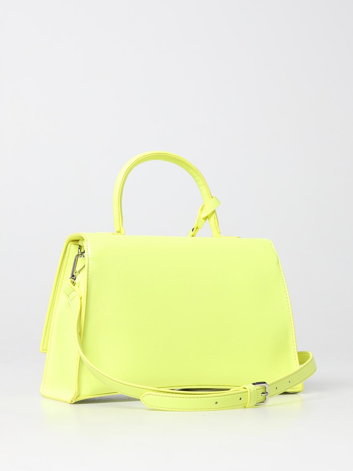 GAËLLE PARIS BORSA A MANO: Borsa Gaëlle Paris in pelle sintetica con nappa amovibile, Giallo - Img 2