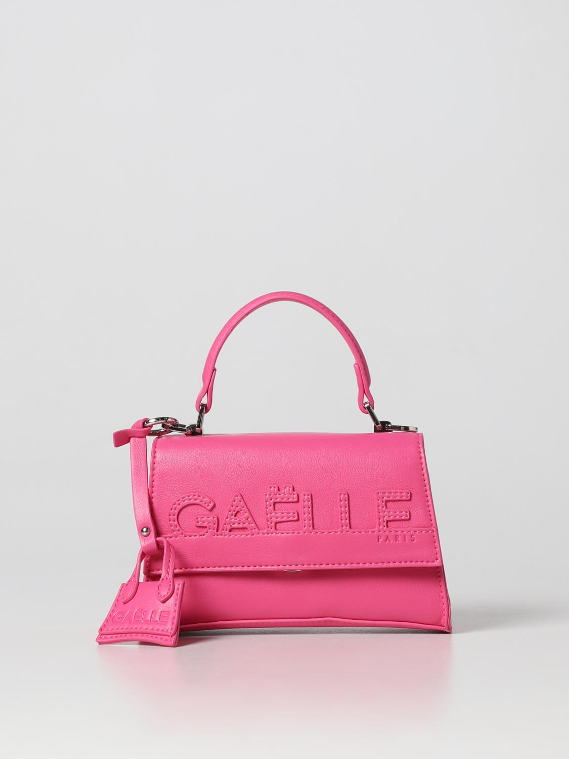 GAËLLE PARIS BORSA MINI: Borsa Gaëlle Paris in pelle sintetica, Fuxia - Img 1