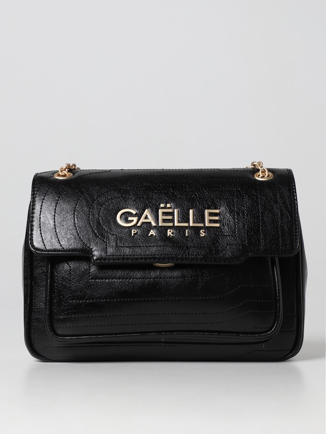 GAËLLE PARIS BORSA A SPALLA: Borsa Gaëlle Paris in pelle sintetica, Nero - Img 1