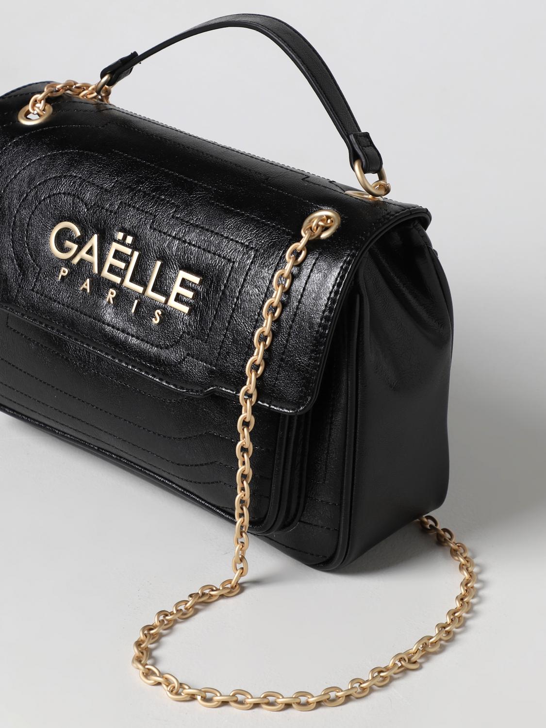 GAËLLE PARIS BORSA A SPALLA: Borsa Gaëlle Paris in pelle sintetica, Nero - Img 3