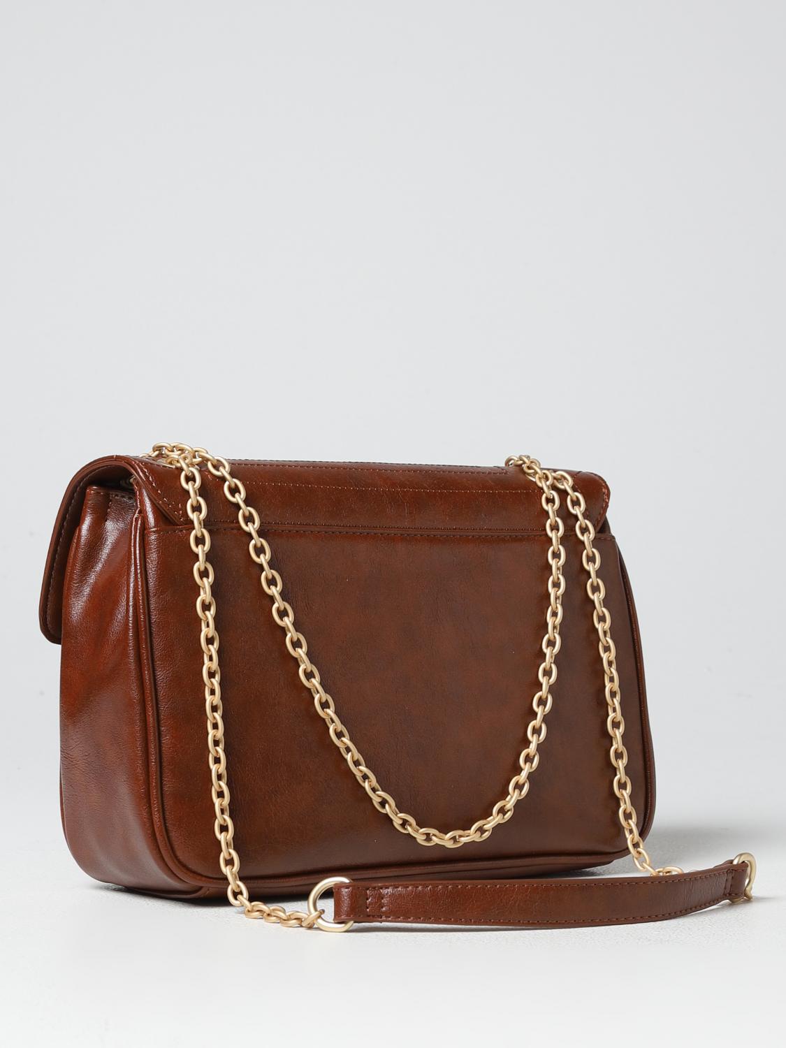 GAËLLE PARIS BORSA A SPALLA: Borsa Gaëlle Paris in pelle sintetica, Tabacco - Img 2