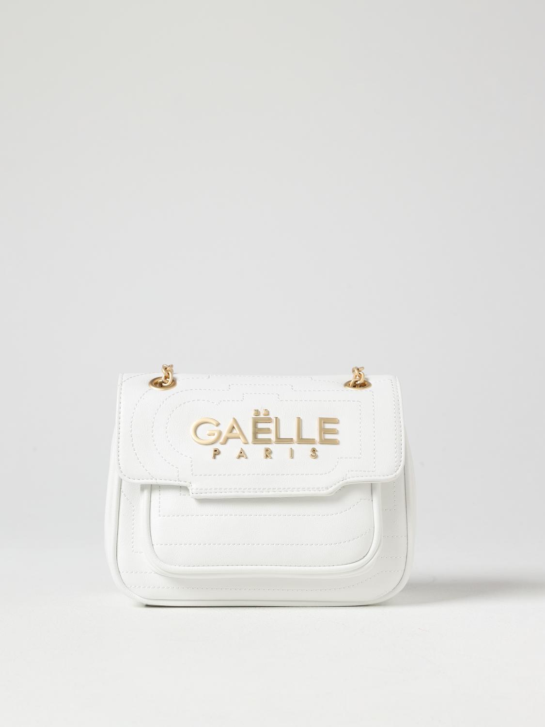GAËLLE PARIS BORSA A SPALLA: Borsa Gaëlle Paris in pelle sintetica, Bianco - Img 1