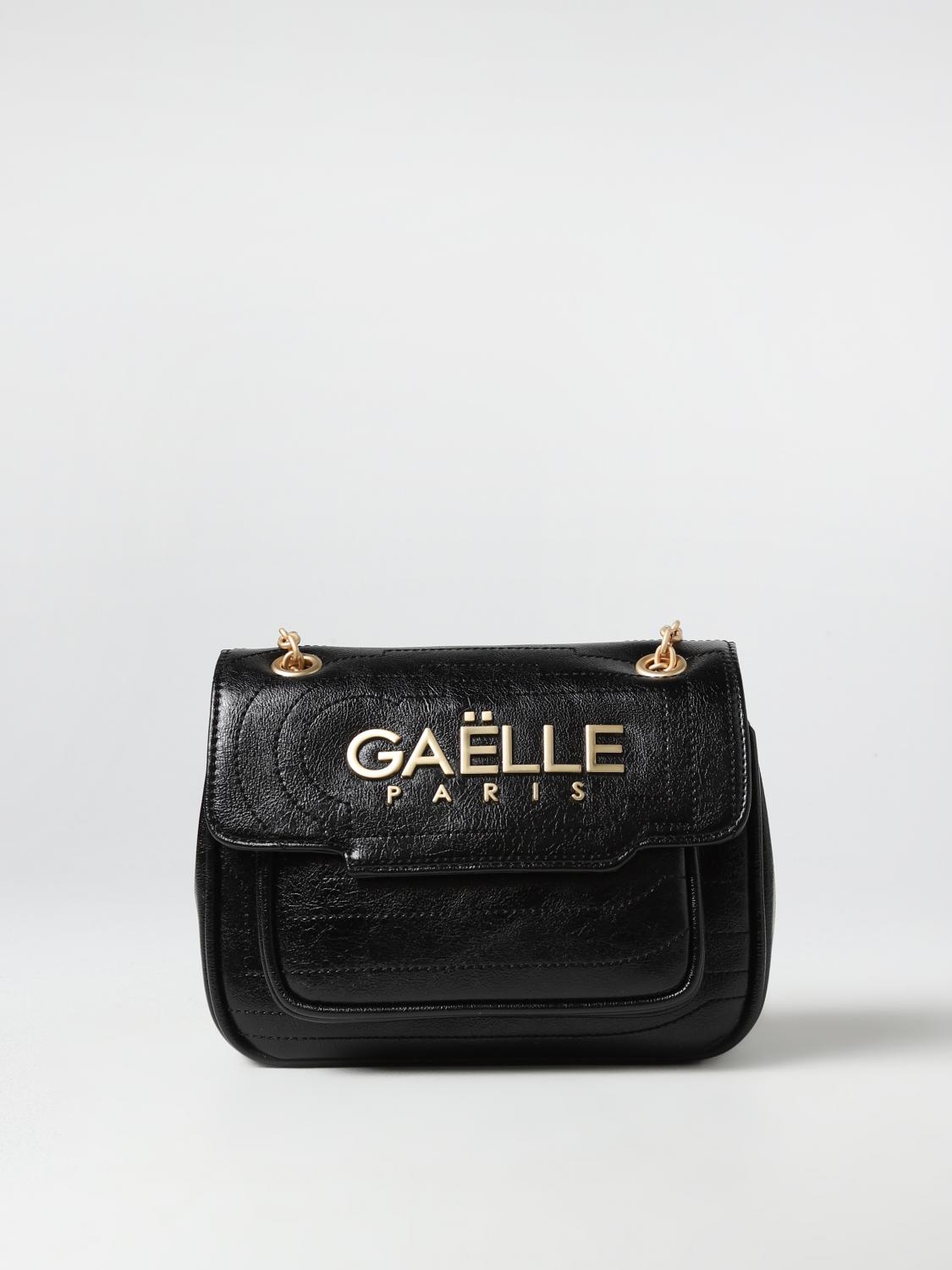 GAËLLE PARIS BORSA A SPALLA: Borsa Gaëlle Paris in pelle sintetica, Nero - Img 1