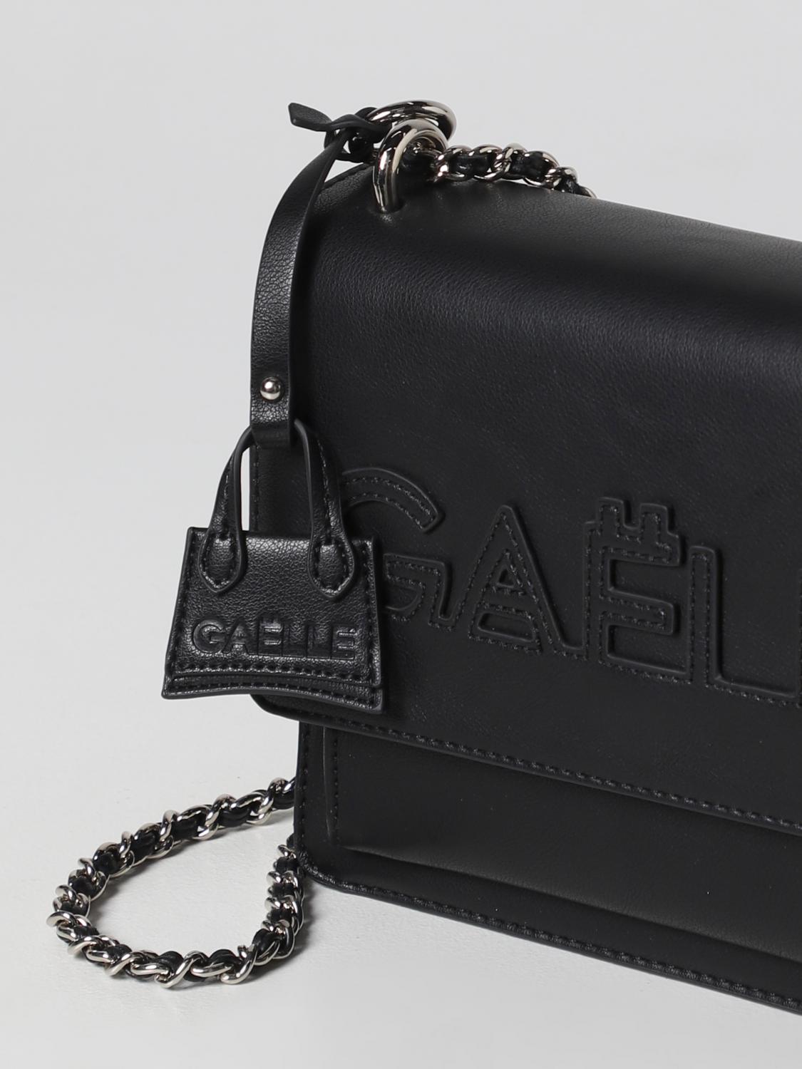 GAËLLE PARIS BORSA A SPALLA: Borsa Gaëlle Paris in pelle sintetica, Nero - Img 3