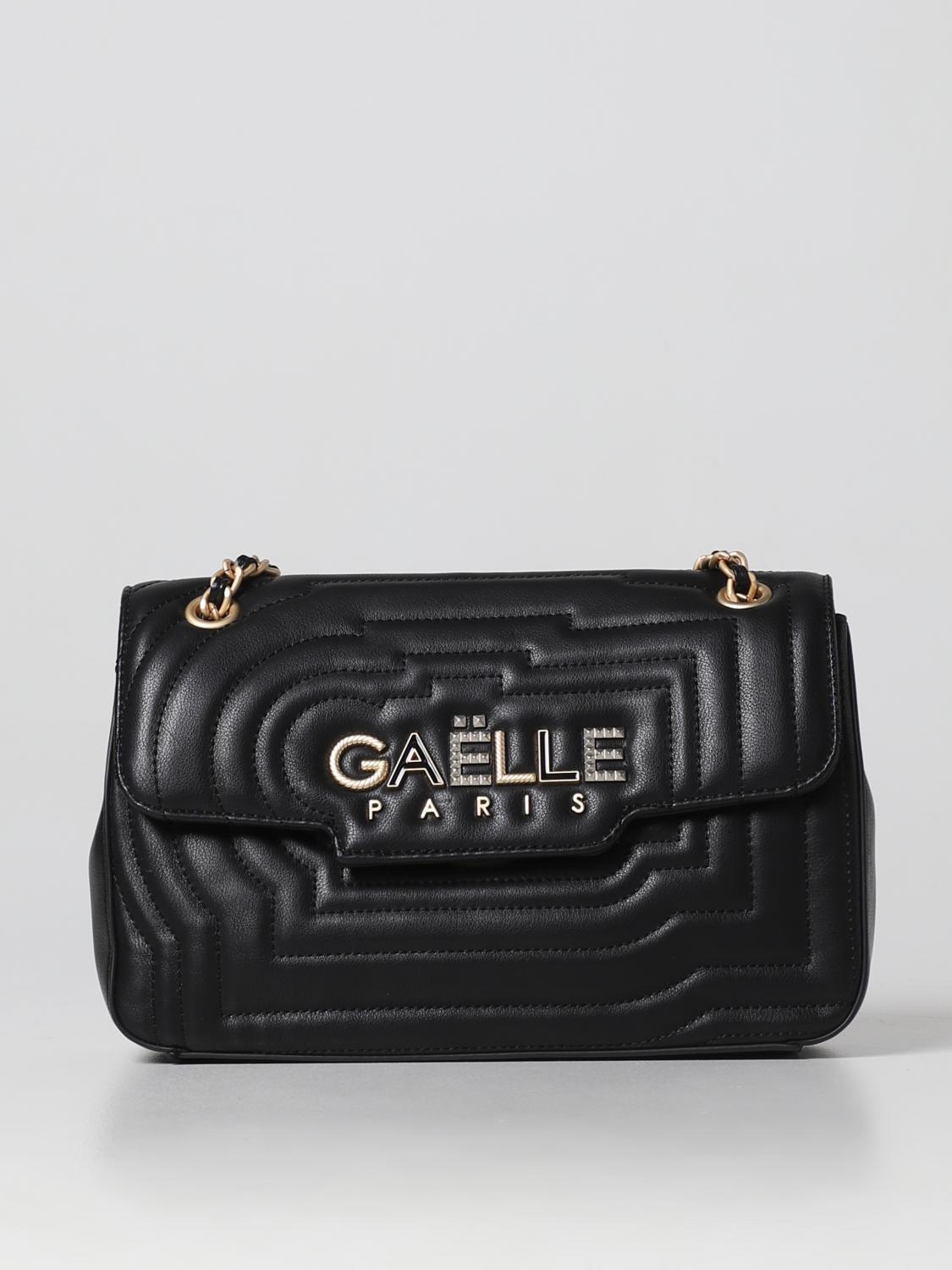 GAËLLE PARIS BORSA A SPALLA: Borsa Gaëlle Paris in pelle sintetica matelassé, Nero - Img 1