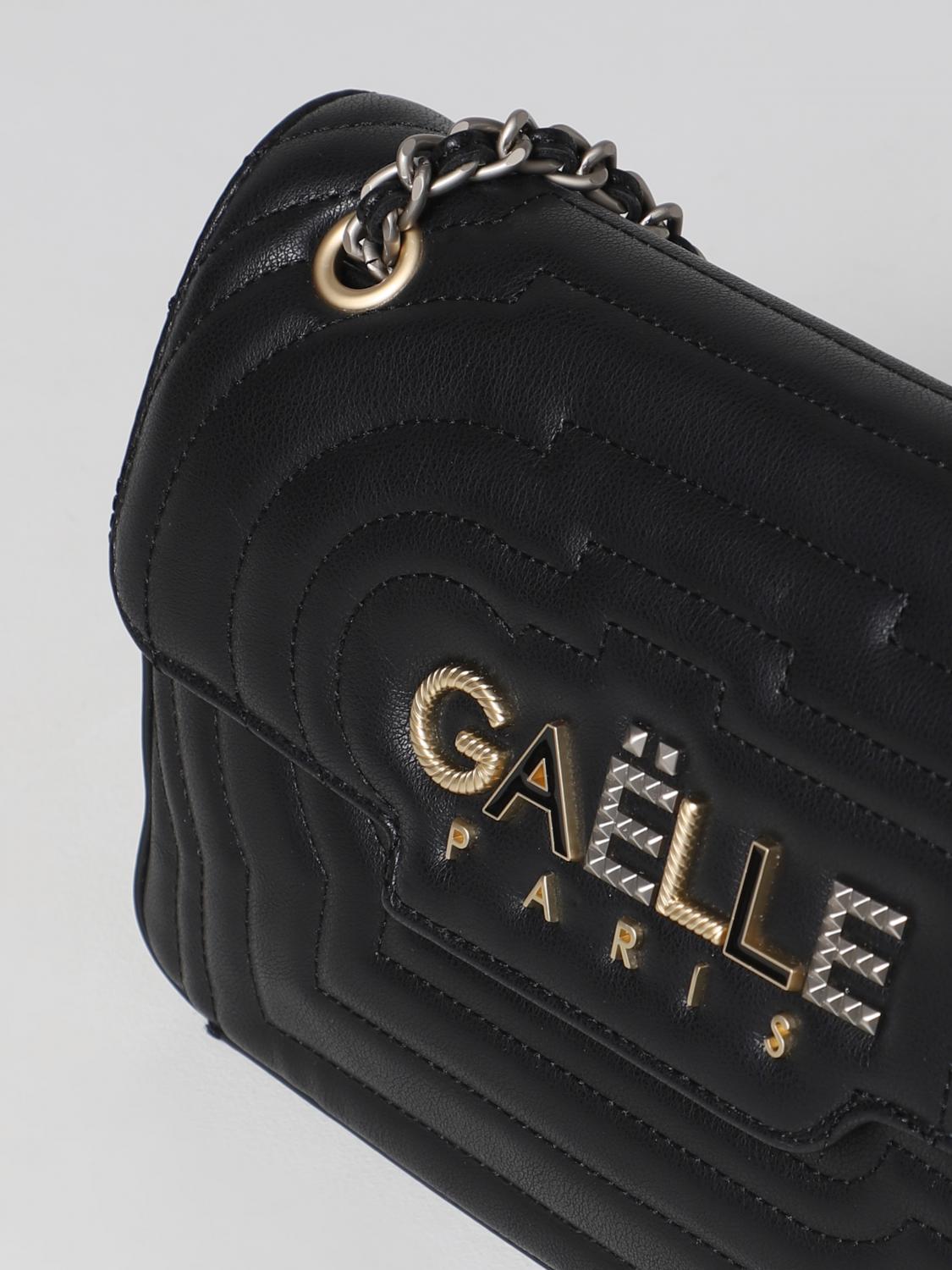 GAËLLE PARIS BORSA A SPALLA: Borsa Gaëlle Paris in pelle sintetica matelassé, Nero - Img 3