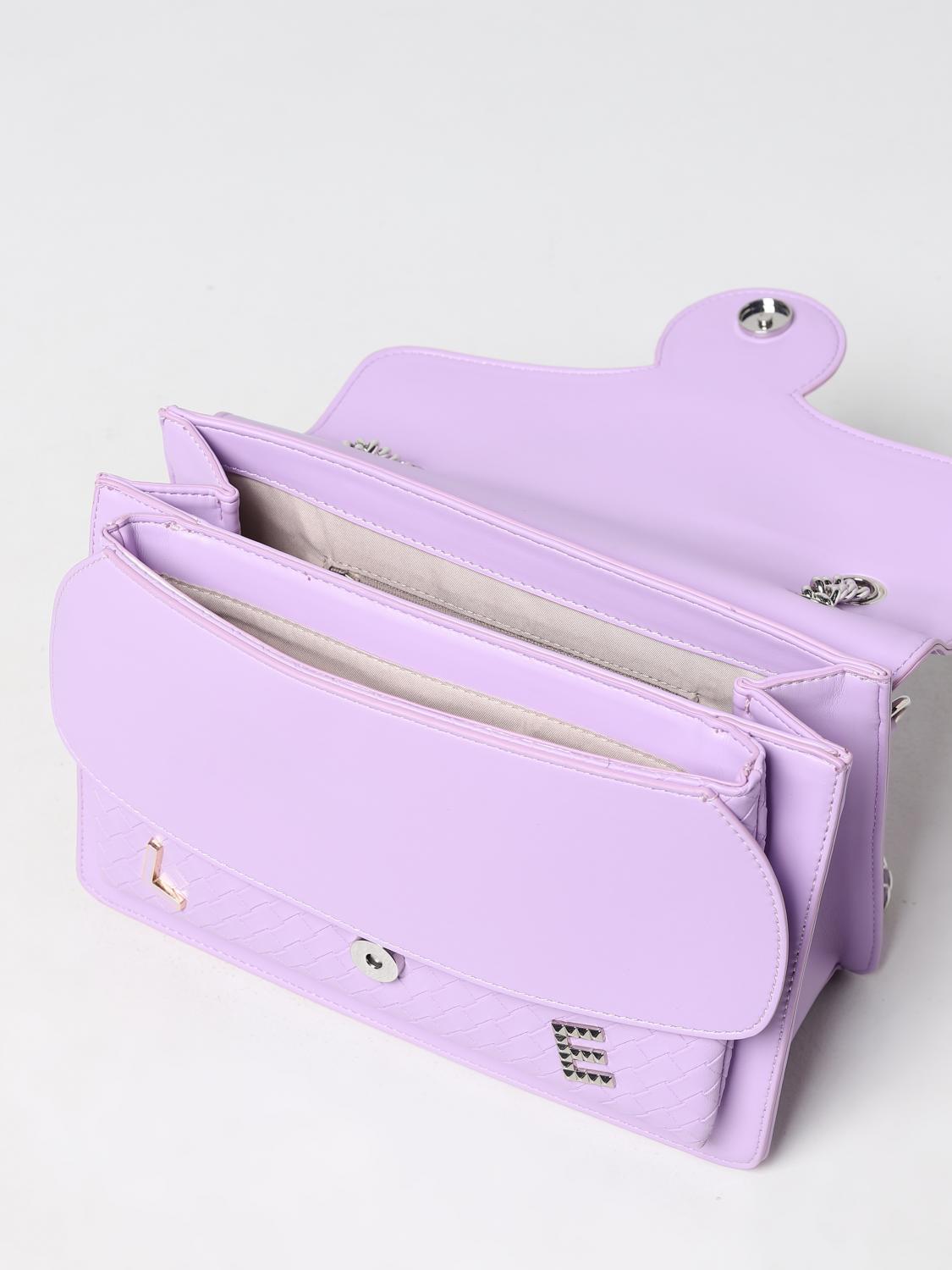 GAËLLE PARIS BORSA A SPALLA: Borsa Gaëlle Paris in pelle sintetica, Lilla - Img 3