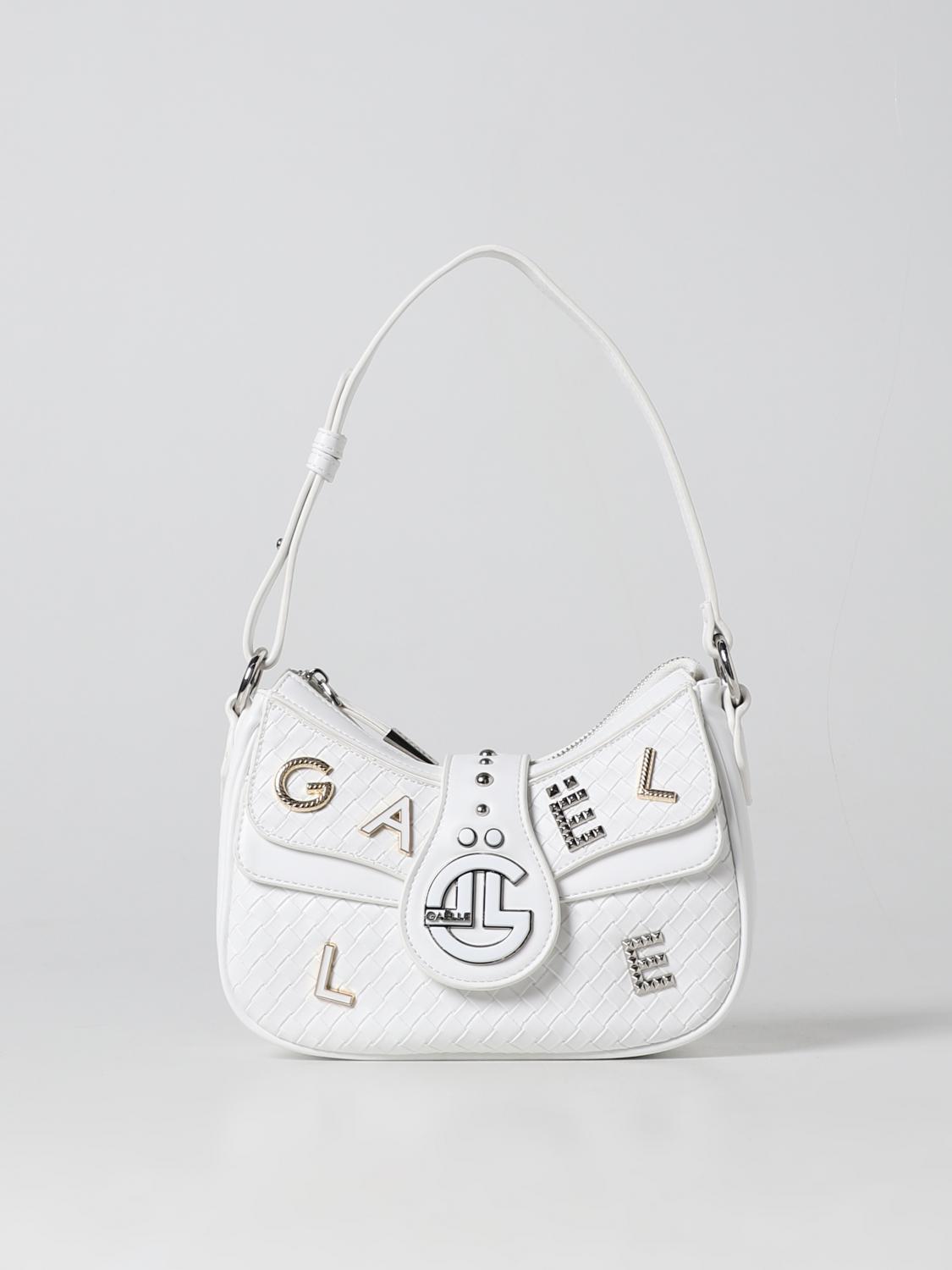 GAËLLE PARIS BORSA A TRACOLLA: Borsa Gaëlle Paris in pelle sintetica, Bianco - Img 1