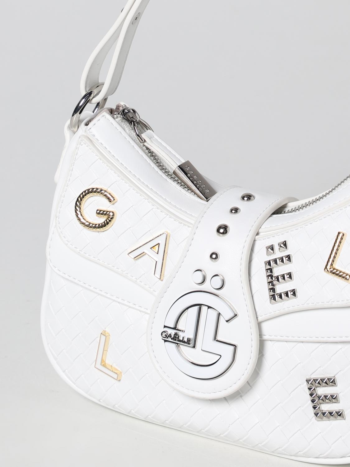 GAËLLE PARIS BORSA A TRACOLLA: Borsa Gaëlle Paris in pelle sintetica, Bianco - Img 3