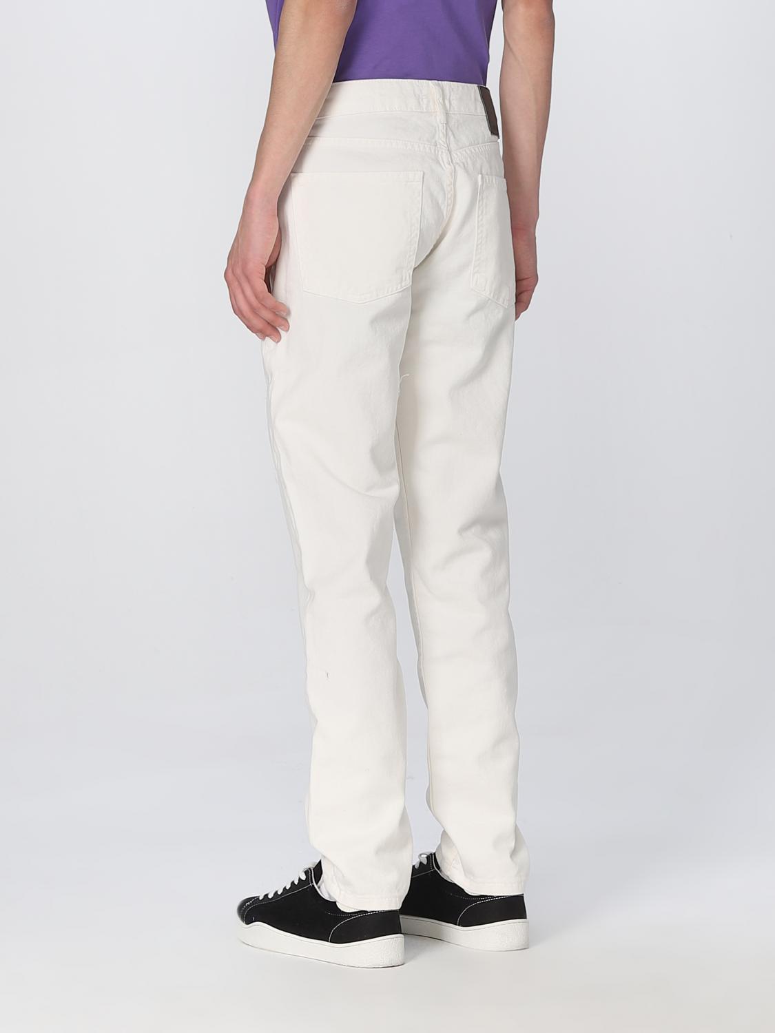 GAËLLE PARIS JEANS: Jeans men GaËlle Paris, White - Img 2