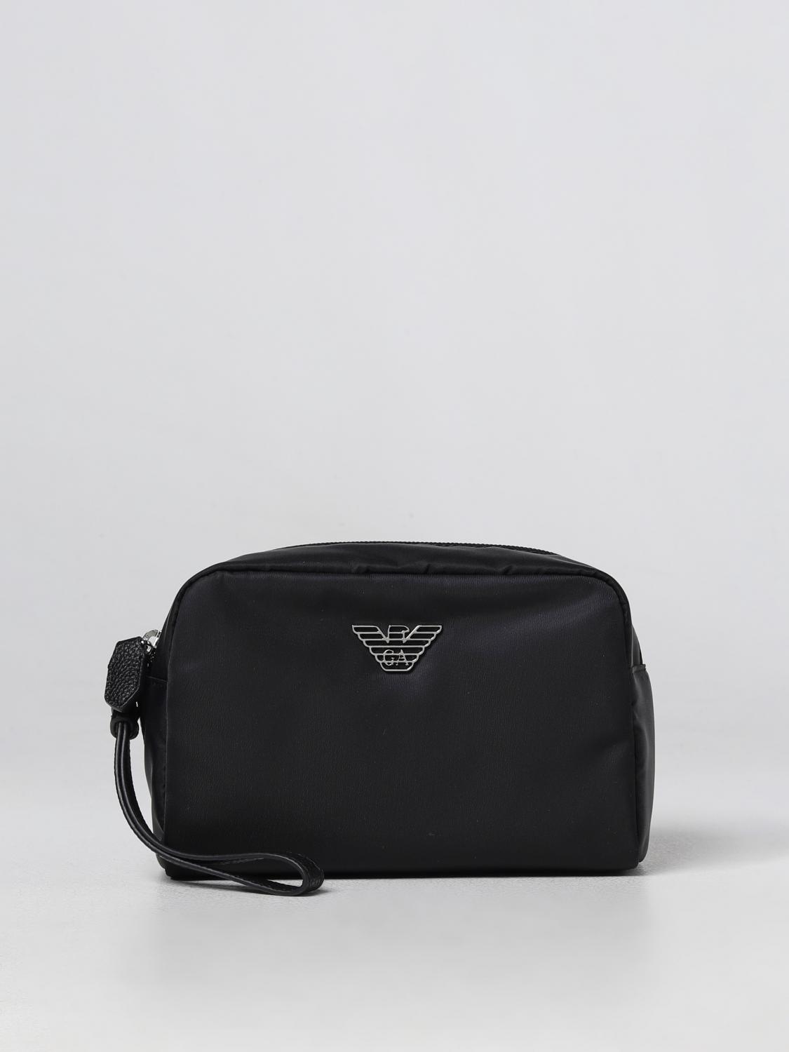 メイクポーチ EMPORIO ARMANI Woman Cosmetic case Black Y3H321YVL7E 80001 EMPORIO ARMANI: beauty case in nylon - Black | Emporio