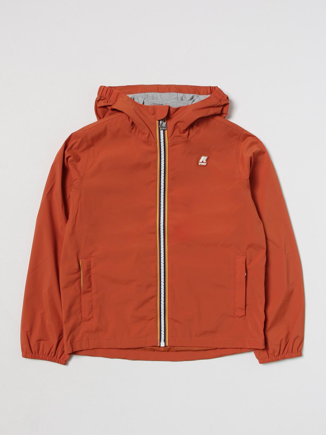 K-WAY JACKET: Coat kids K-way, Orange - Img 1
