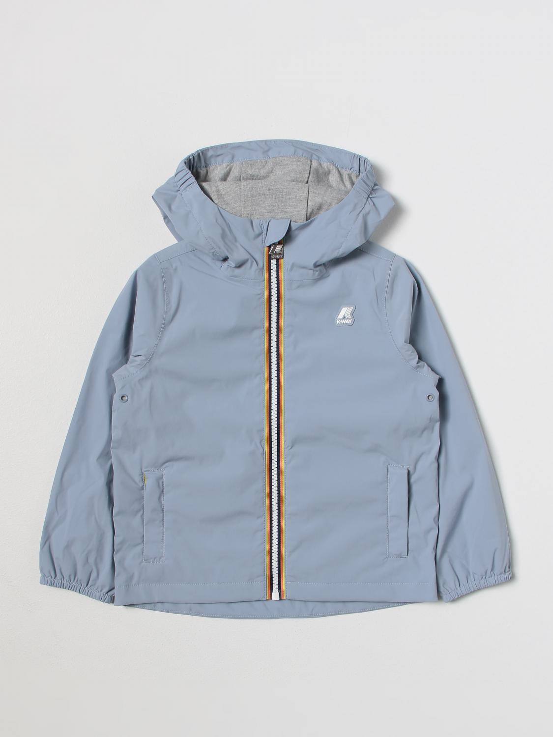K-WAY JACKET: Coat kids K-way, Turquoise - Img 1