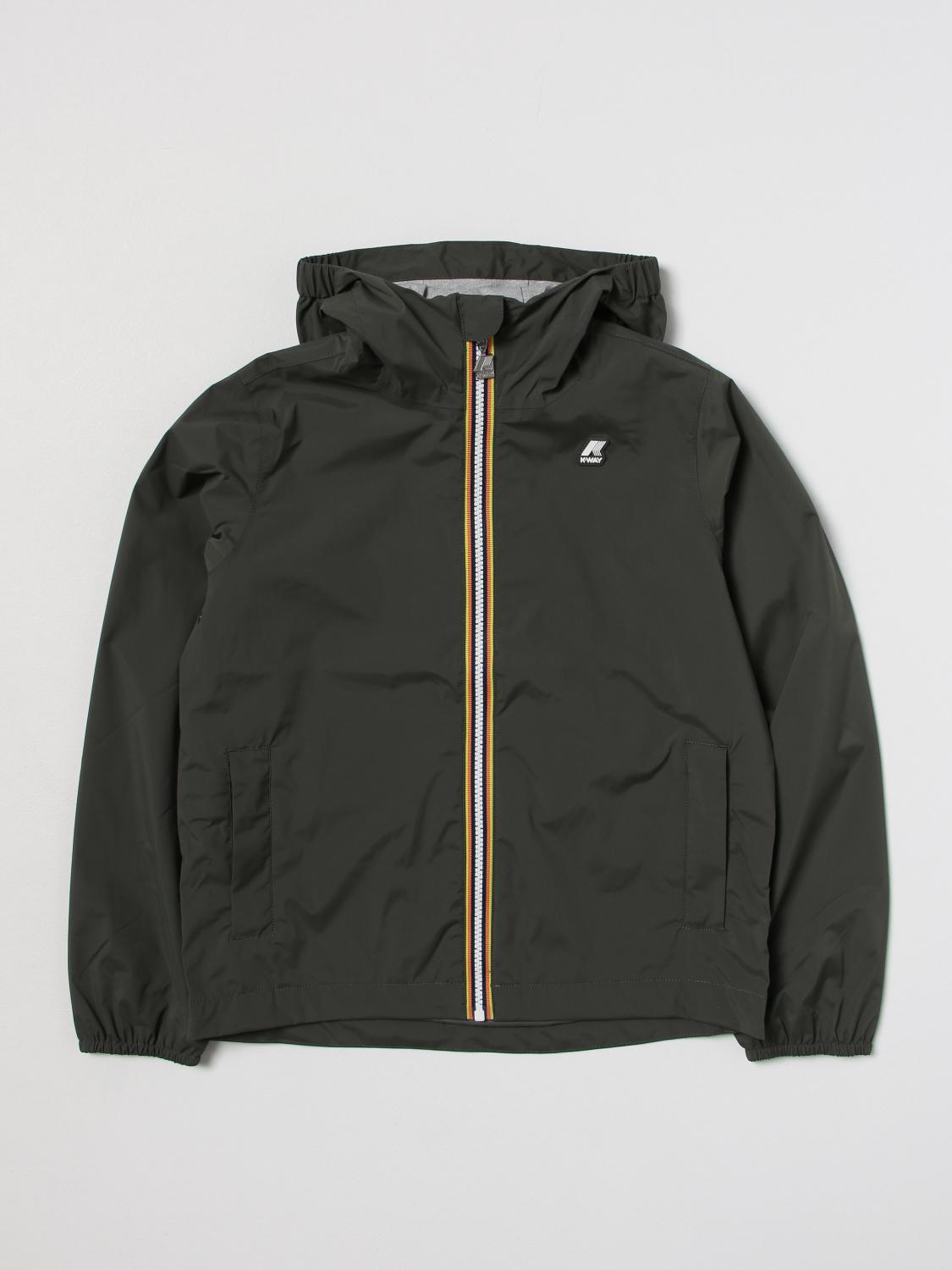 K-WAY JACKET: Coat kids K-way, Green - Img 1