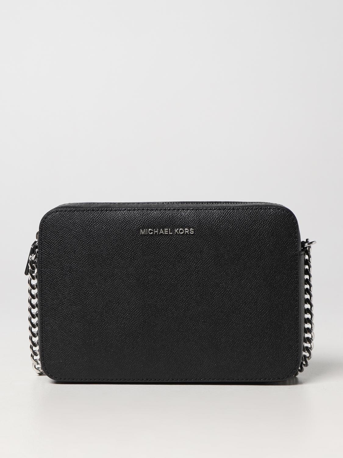 MICHAEL KORS BORSA A TRACOLLA: Borsa Jet Set Michael Kors in pelle, Nero - Img 1