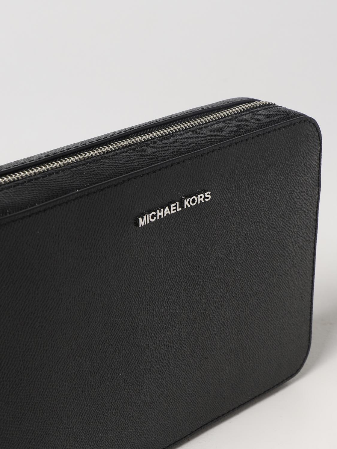 MICHAEL KORS BORSA A TRACOLLA: Borsa Jet Set Michael Kors in pelle, Nero - Img 3