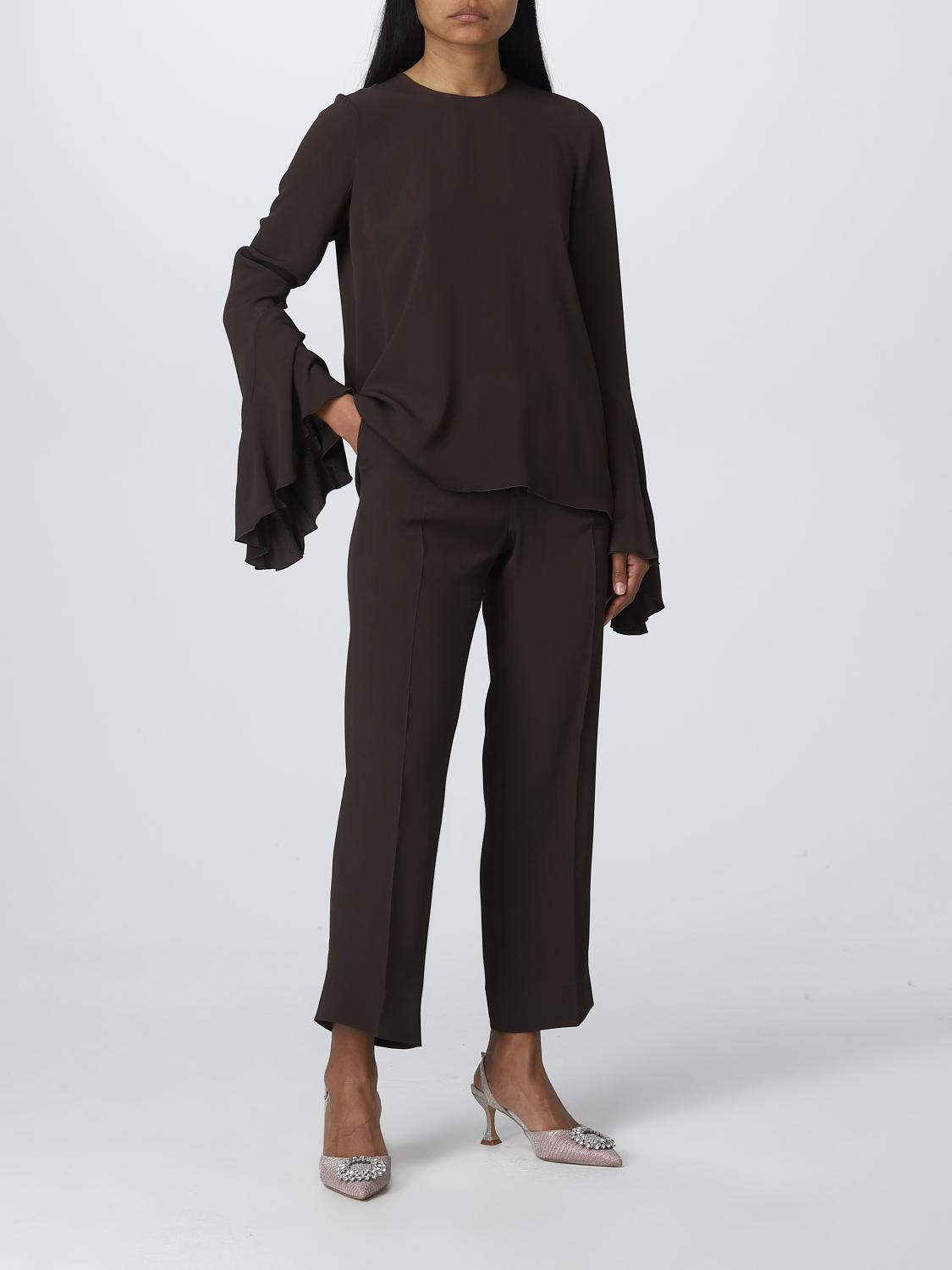 N° 21 PANTALONI: Pantalone donna N° 21, Marrone - Img 2