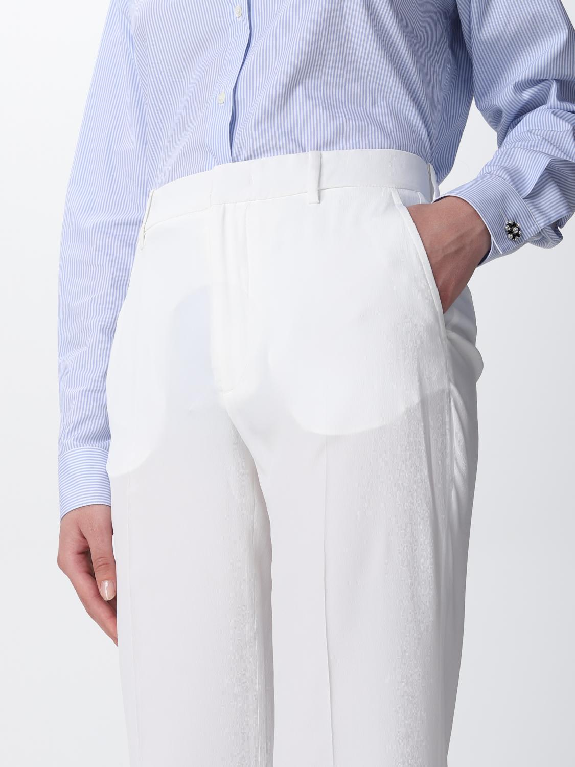 N° 21 PANTALONI: Pantalone donna N° 21, Crema - Img 4