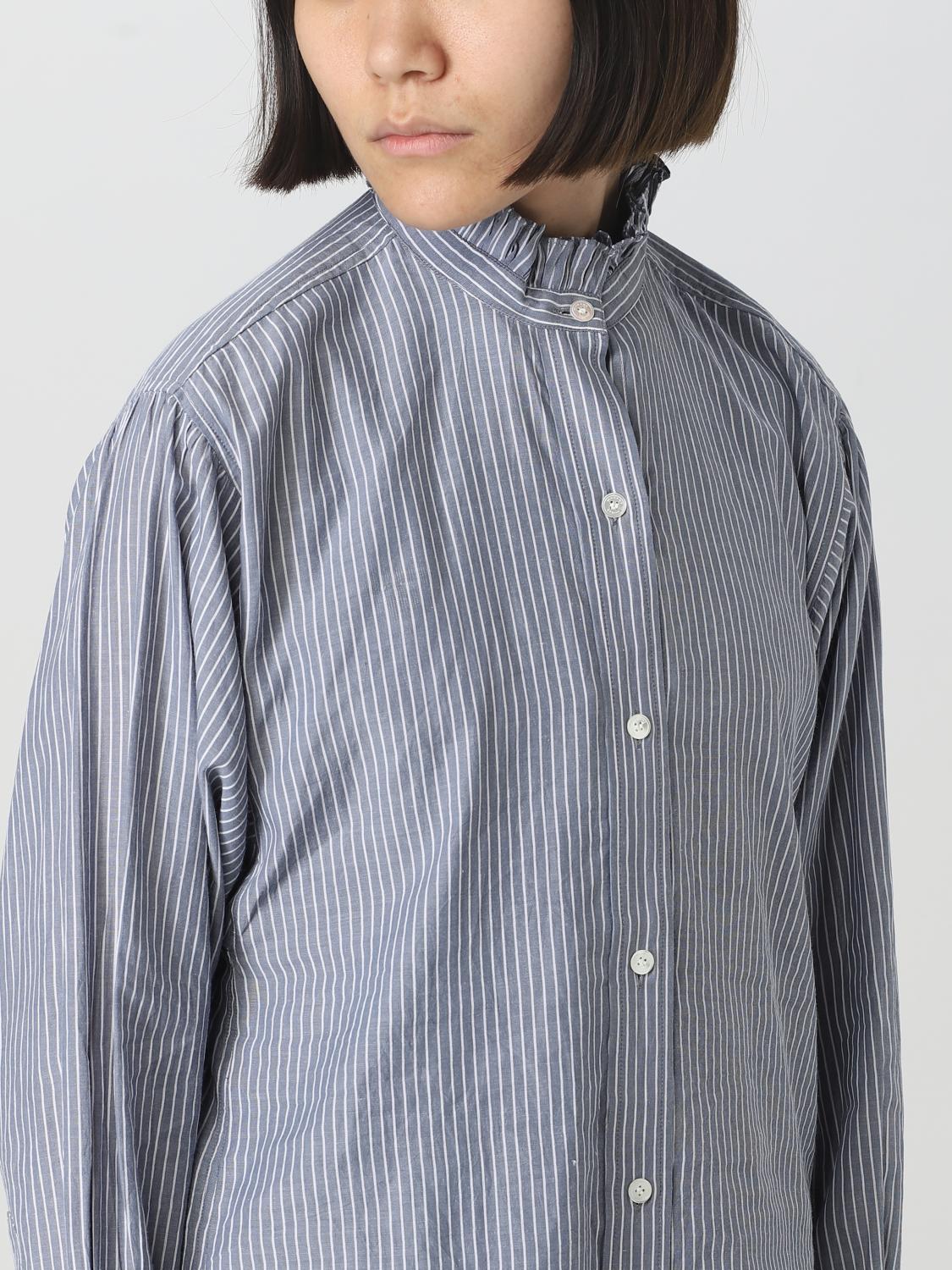 ISABEL MARANT ETOILE CAMISA: Camisa mujer Isabel Marant Etoile, Azul Oscuro - Img 5