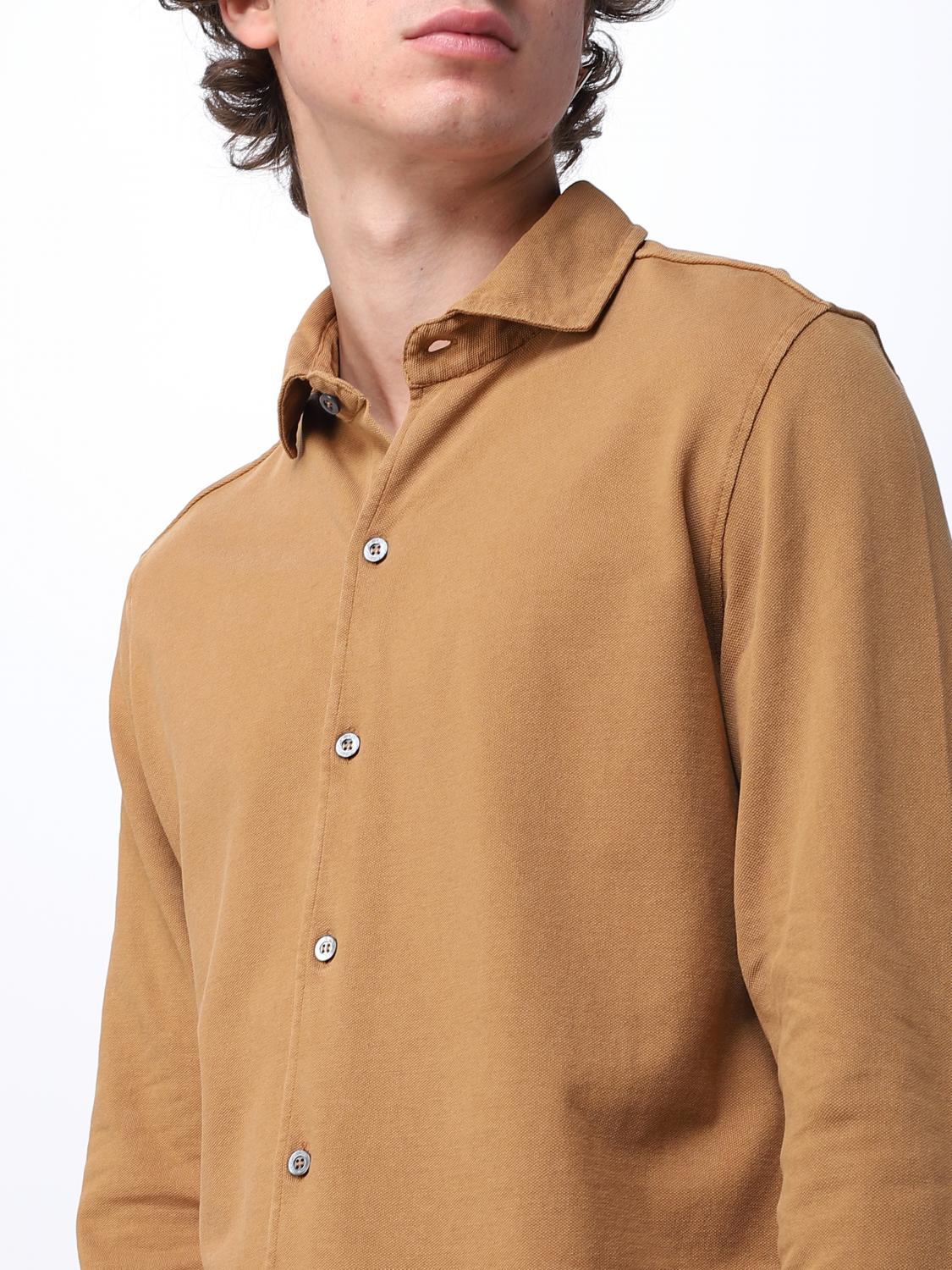 DRUMOHR CAMISA: Polo hombre Drumohr, Marrón - Img 3