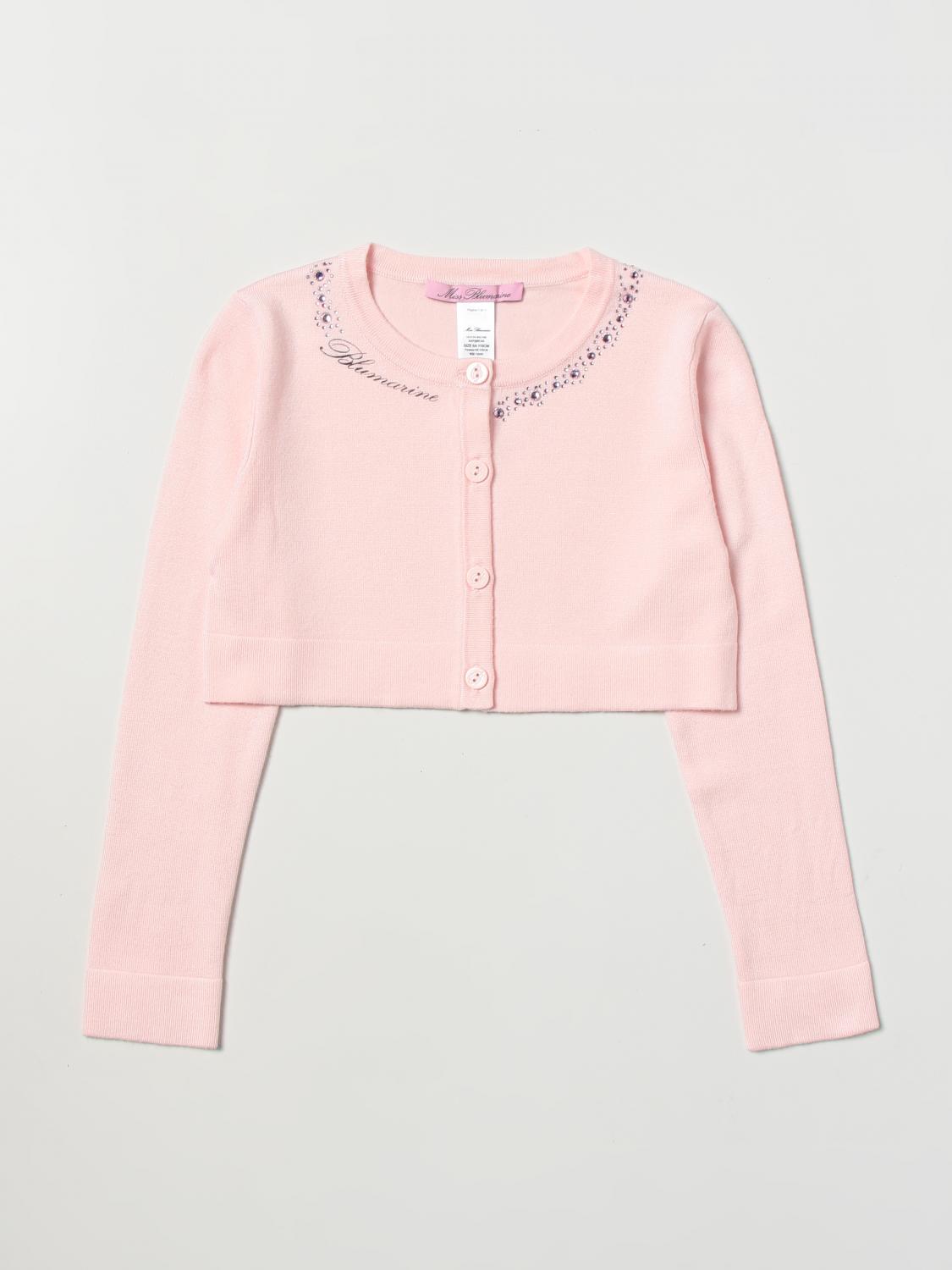 MISS BLUMARINE PULLOVER: Pullover kinder Miss Blumarine, Pink - Img 1