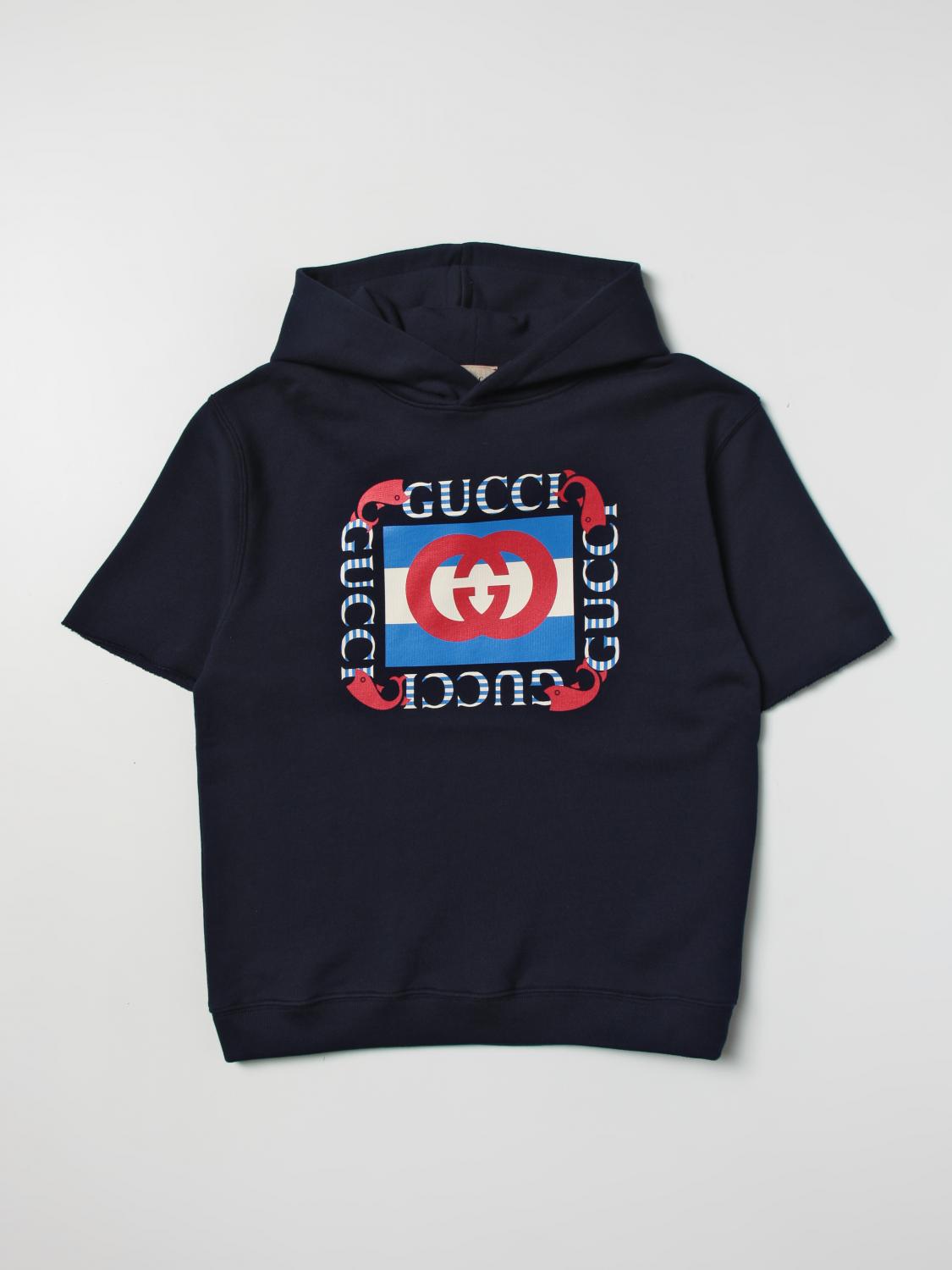 GUCCI 毛衣: 毛衣 儿童 Gucci, 蓝色 - Img 1