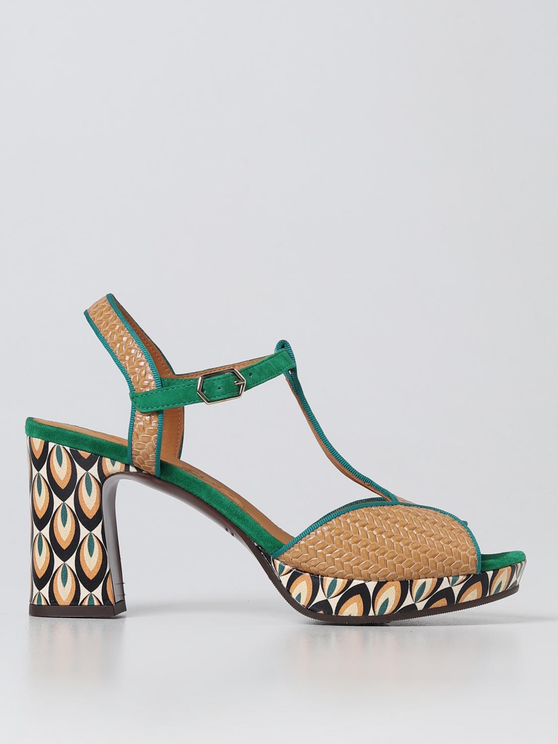 CHIE MIHARA: Heeled sandals woman Multicolor Chie Mihara