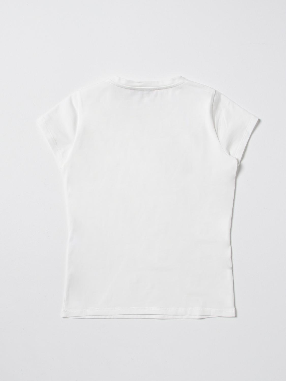 MISS BLUMARINE CAMISETA: Camisetas niños Miss Blumarine, Blanco - Img 2