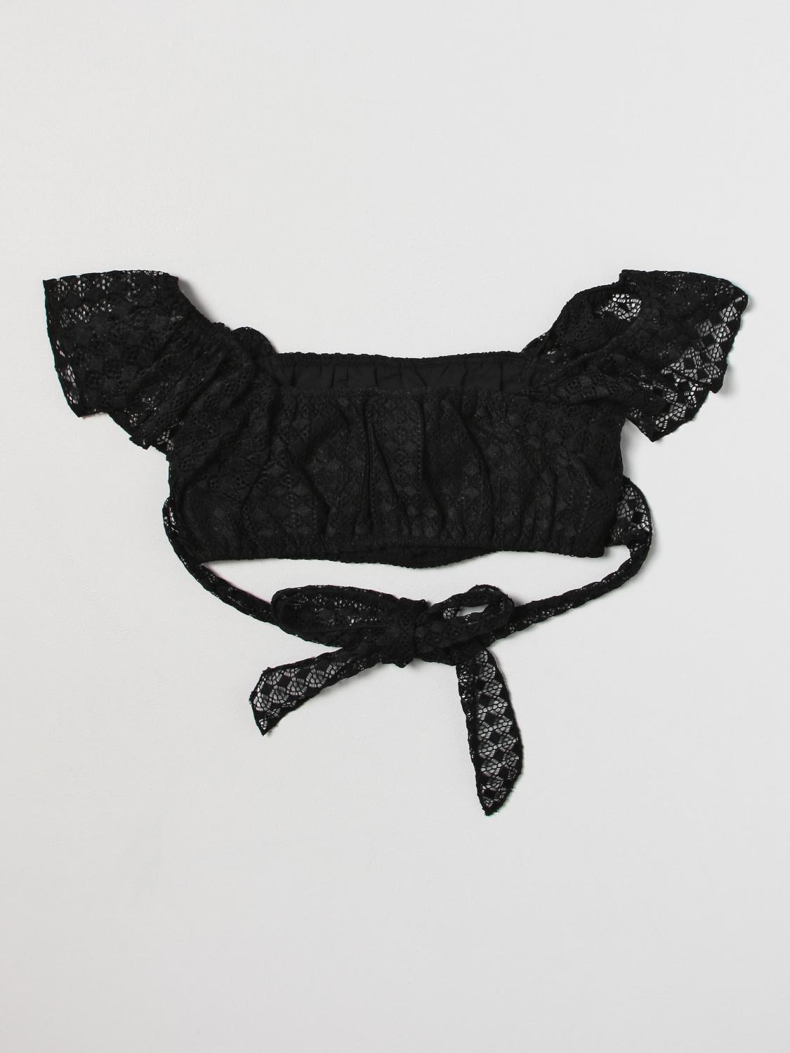 MISS BLUMARINE TOP: Top niños Miss Blumarine, Negro - Img 2