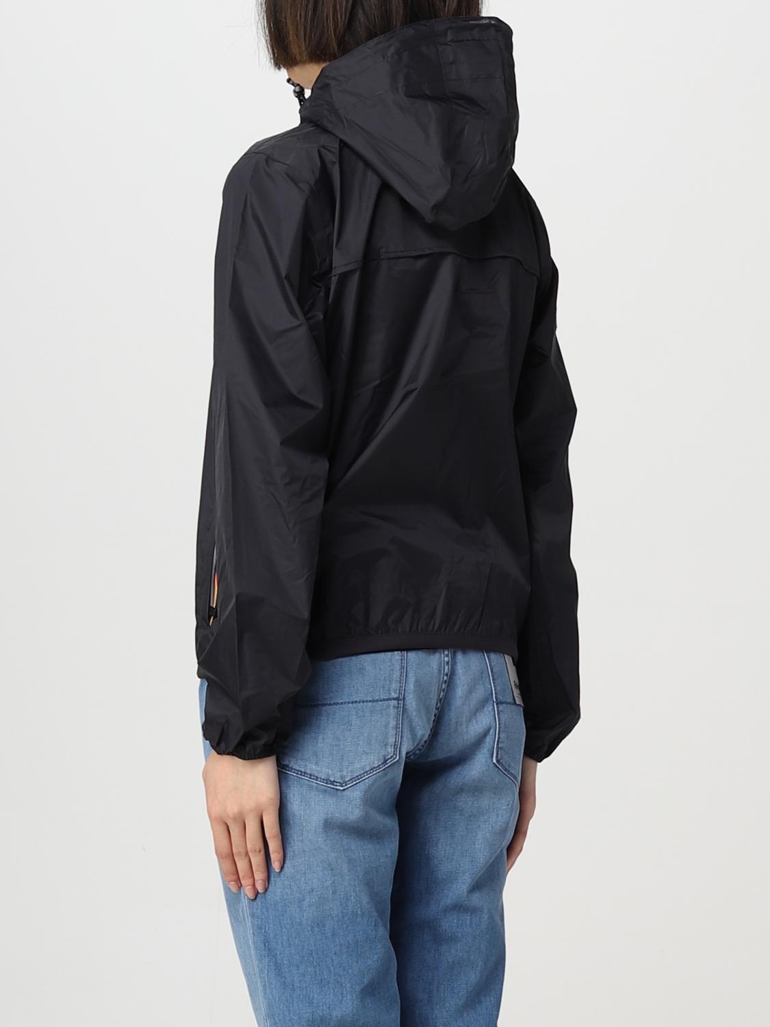 K-WAY GIACCA: Giacca Le Vrai 3.0 Claudette K-way in ripstop, Nero - Img 2