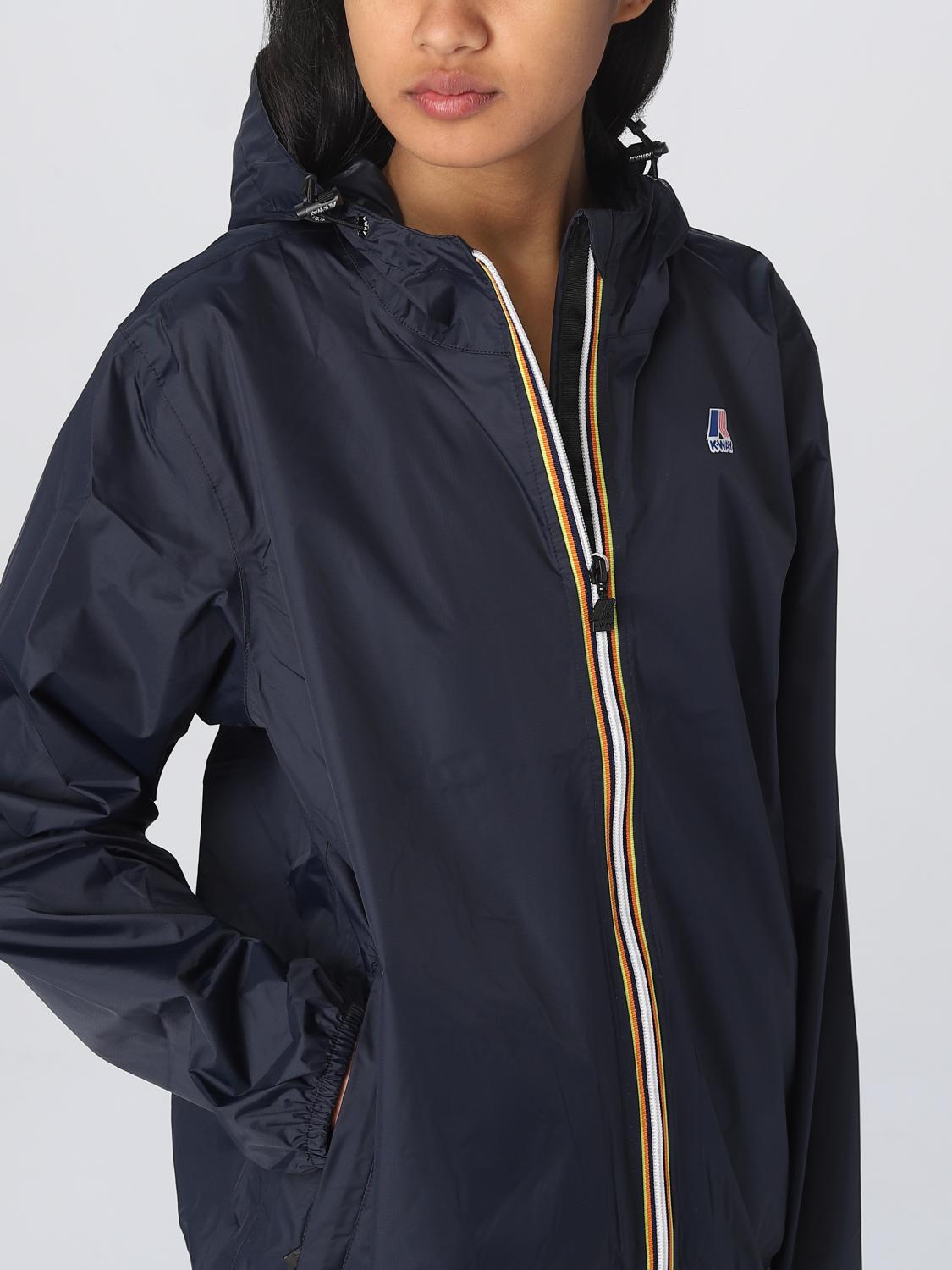 K-WAY CHAQUETA: Chaqueta mujer K-way, Azul Oscuro - Img 4